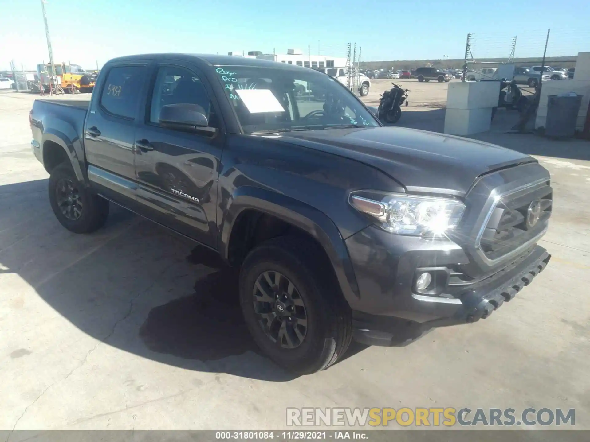 1 Photograph of a damaged car 3TMAZ5CN5MM152373 TOYOTA TACOMA 2WD 2021