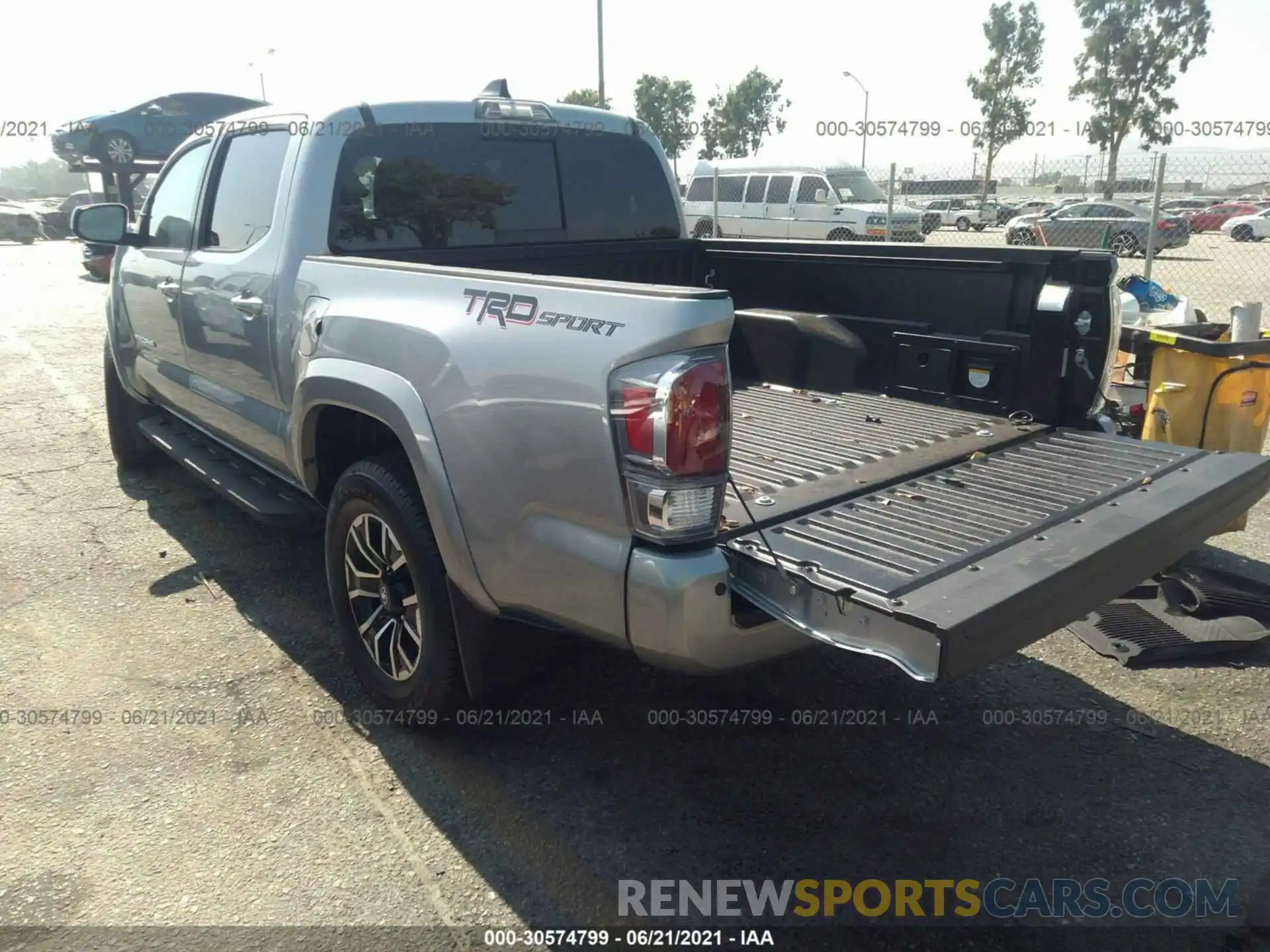 3 Photograph of a damaged car 3TMAZ5CN5MM154771 TOYOTA TACOMA 2WD 2021