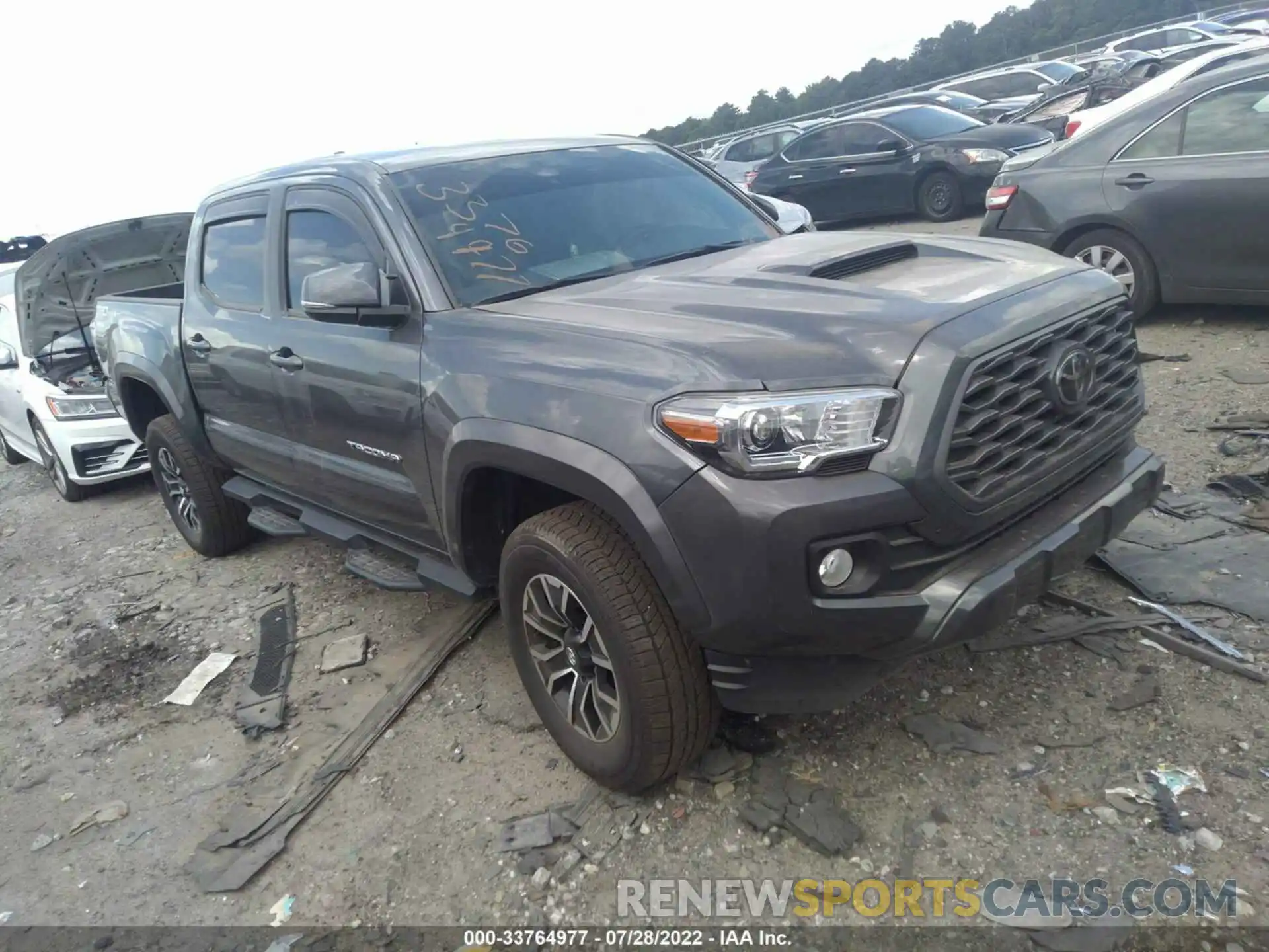 1 Photograph of a damaged car 3TMAZ5CN5MM158495 TOYOTA TACOMA 2WD 2021