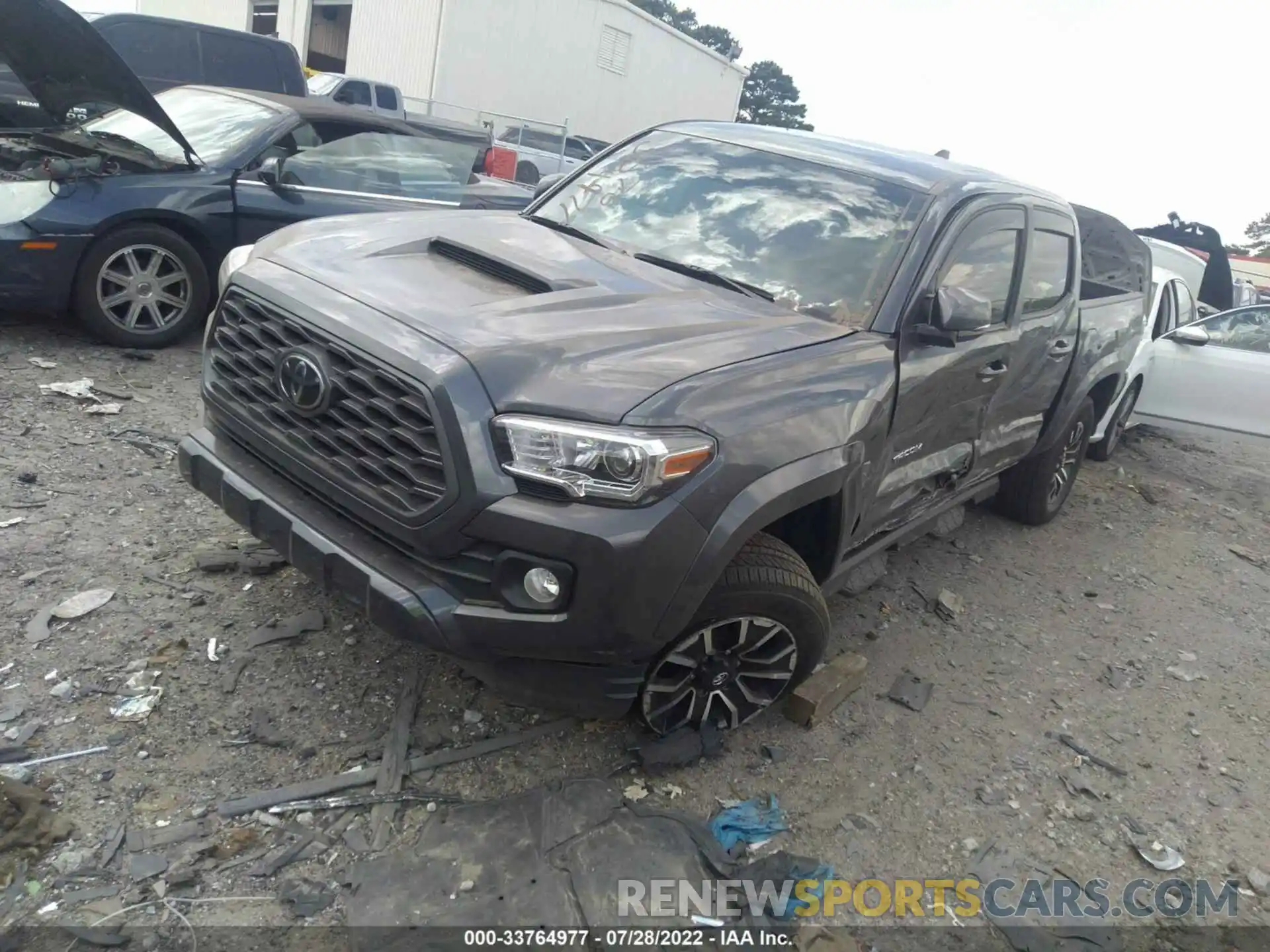 2 Photograph of a damaged car 3TMAZ5CN5MM158495 TOYOTA TACOMA 2WD 2021