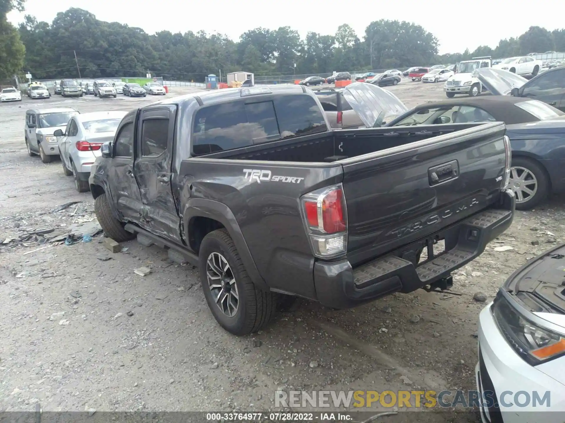 3 Photograph of a damaged car 3TMAZ5CN5MM158495 TOYOTA TACOMA 2WD 2021