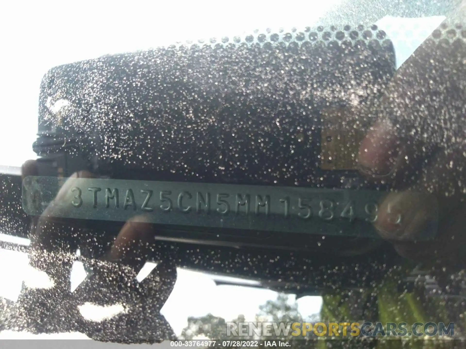 9 Photograph of a damaged car 3TMAZ5CN5MM158495 TOYOTA TACOMA 2WD 2021