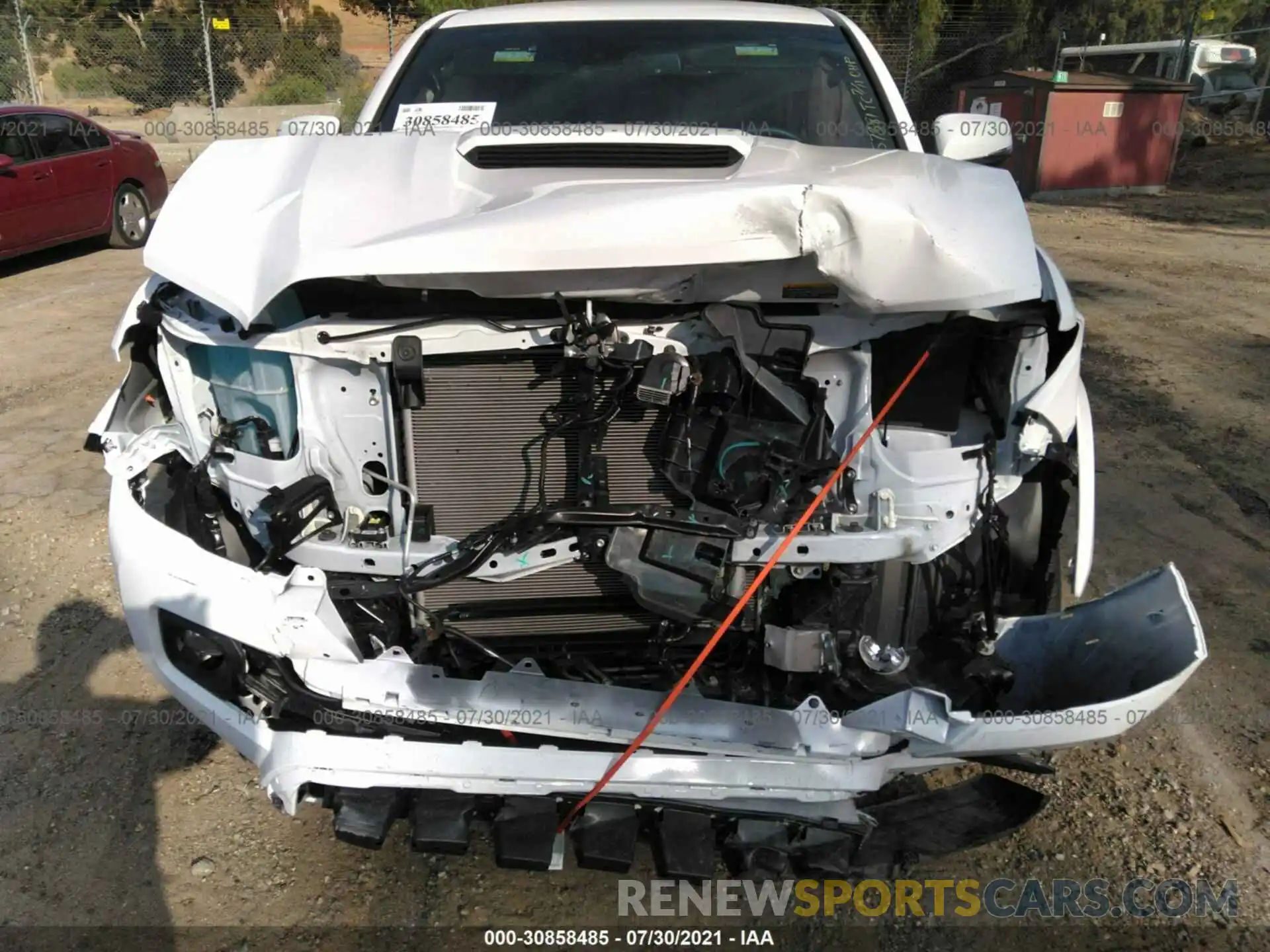 6 Photograph of a damaged car 3TMAZ5CN6MM152107 TOYOTA TACOMA 2WD 2021