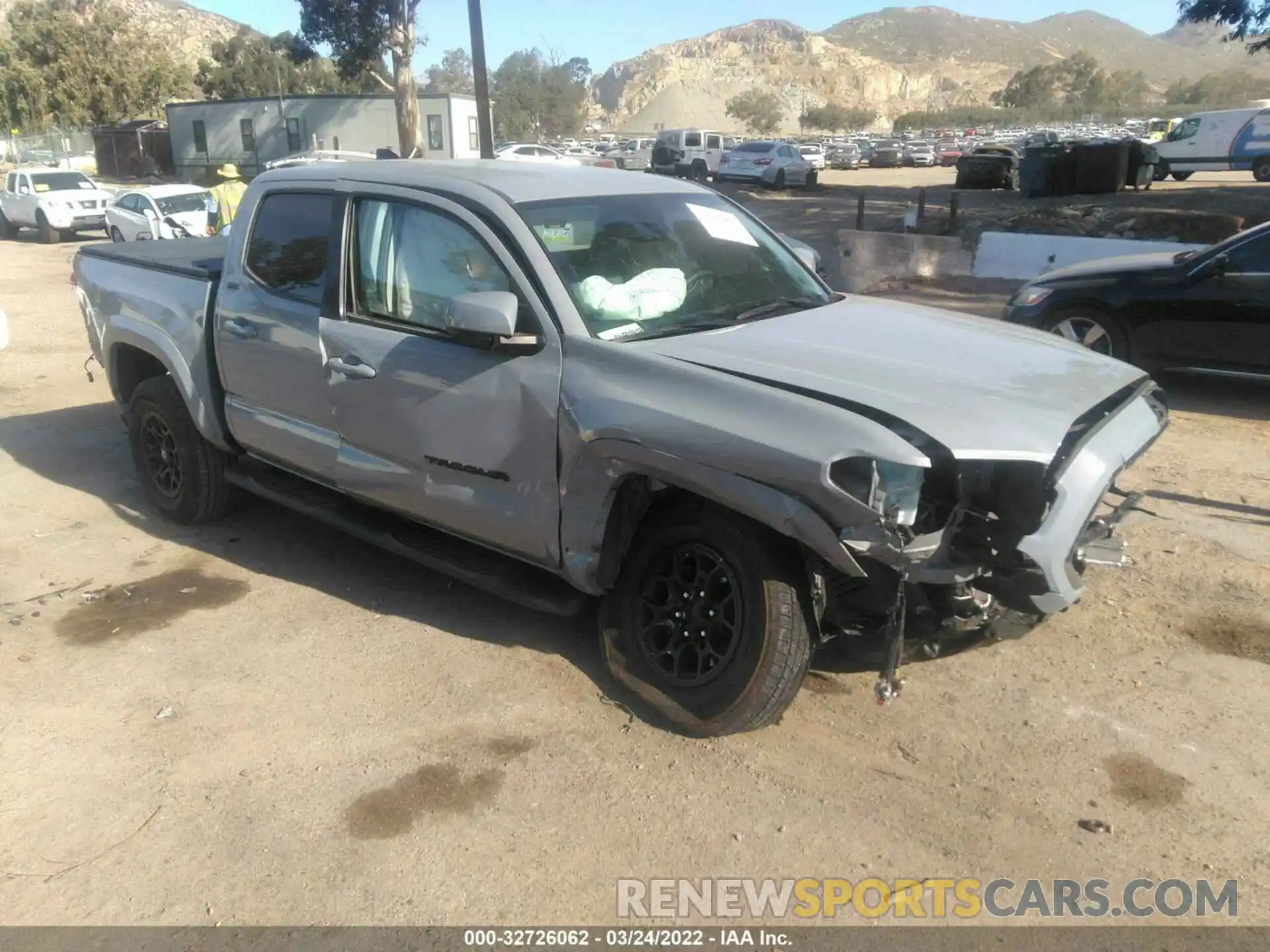 1 Photograph of a damaged car 3TMAZ5CN7MM143609 TOYOTA TACOMA 2WD 2021