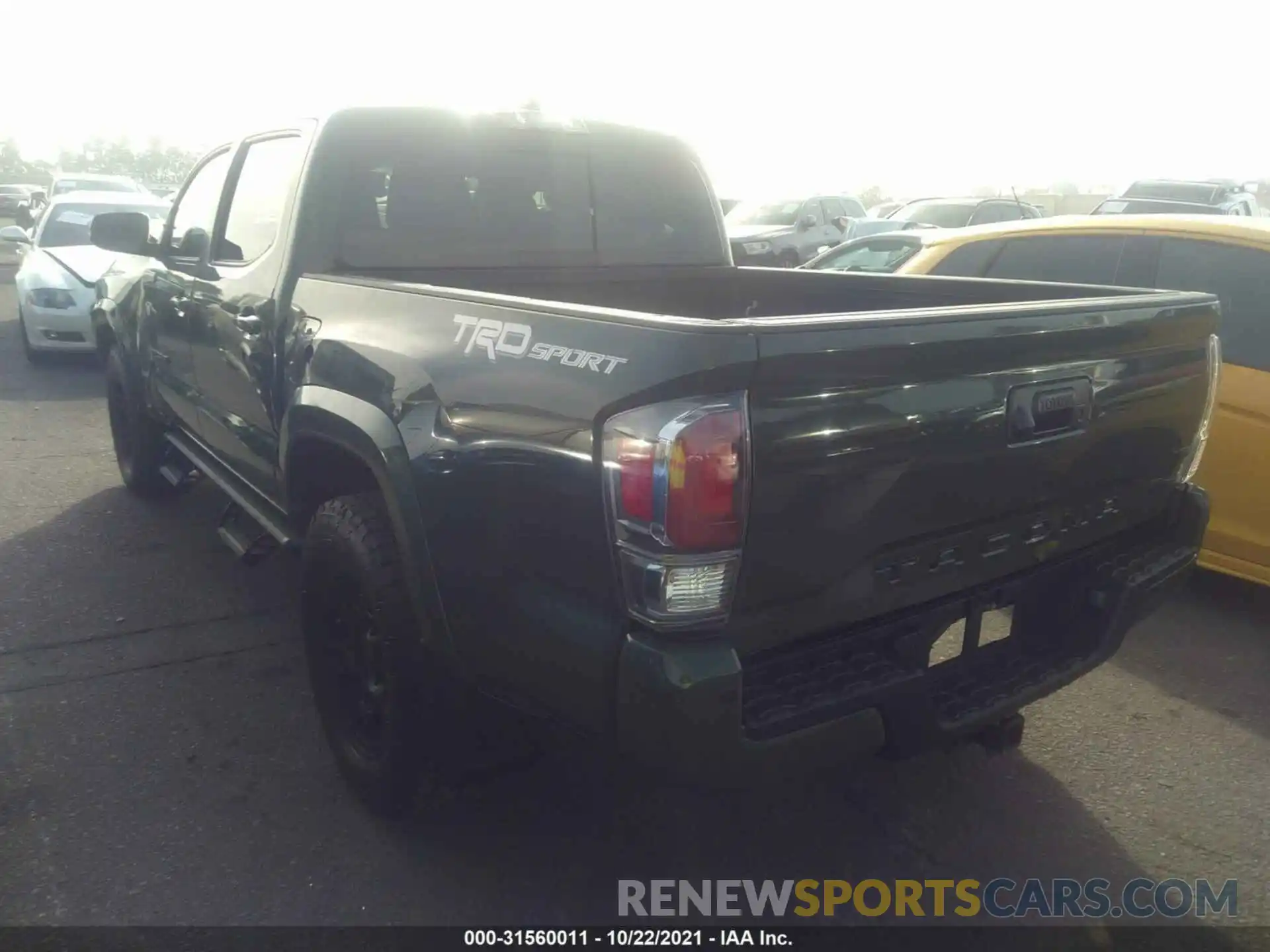 3 Photograph of a damaged car 3TMAZ5CN7MM145473 TOYOTA TACOMA 2WD 2021