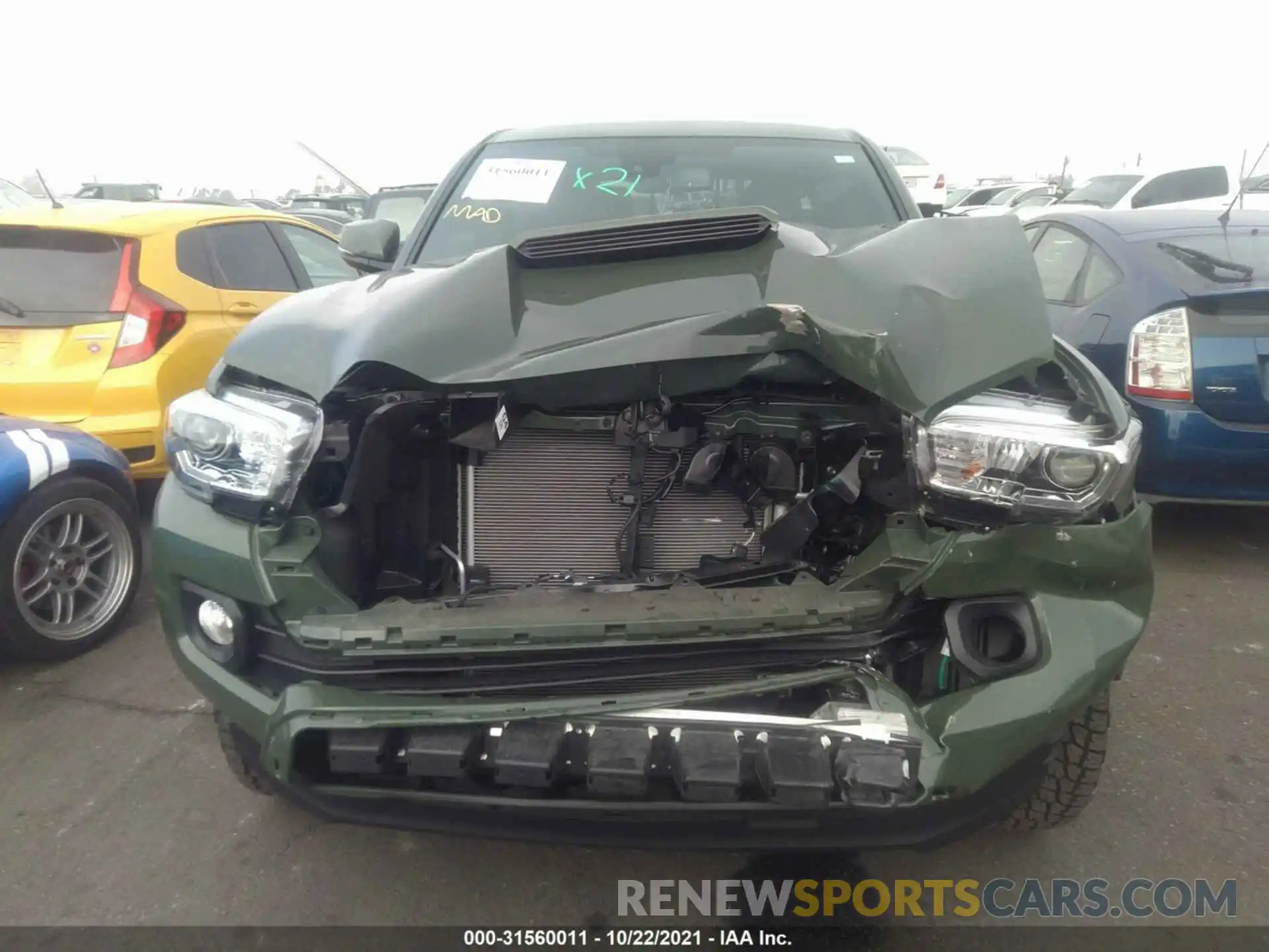 6 Photograph of a damaged car 3TMAZ5CN7MM145473 TOYOTA TACOMA 2WD 2021