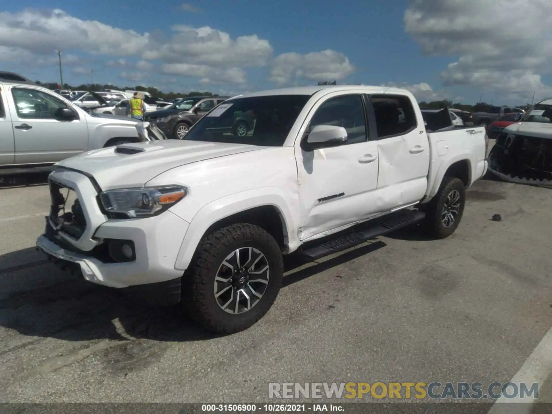 2 Photograph of a damaged car 3TMAZ5CN7MM148809 TOYOTA TACOMA 2WD 2021