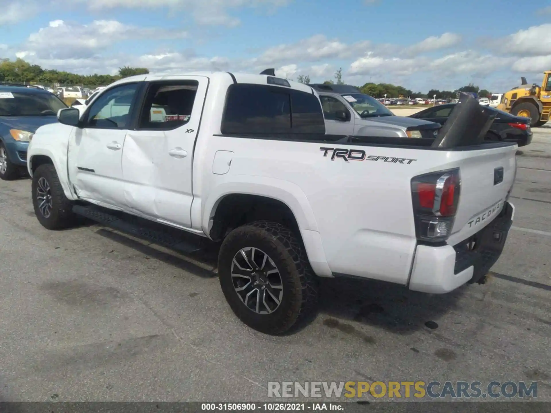 3 Photograph of a damaged car 3TMAZ5CN7MM148809 TOYOTA TACOMA 2WD 2021