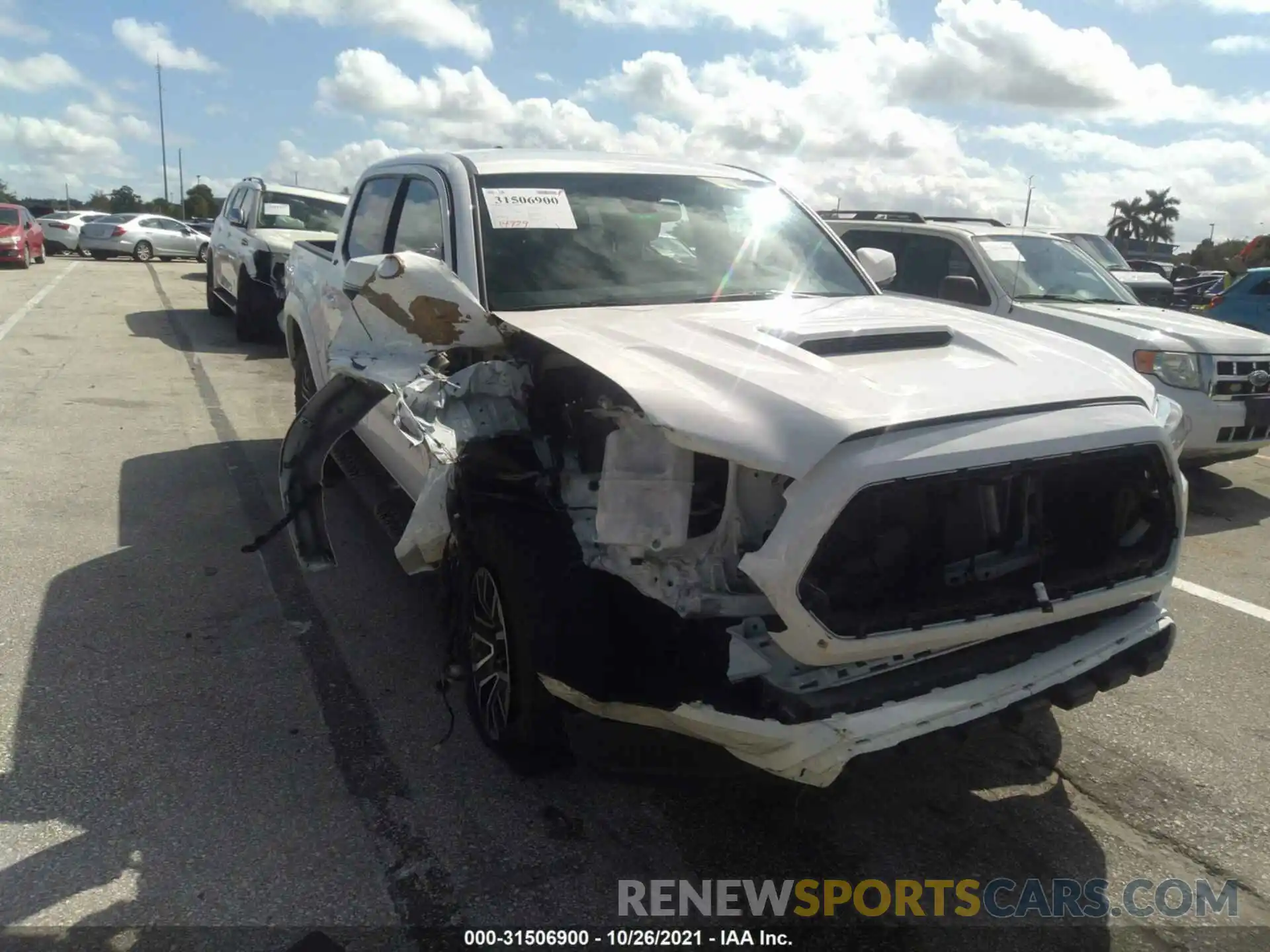 6 Photograph of a damaged car 3TMAZ5CN7MM148809 TOYOTA TACOMA 2WD 2021