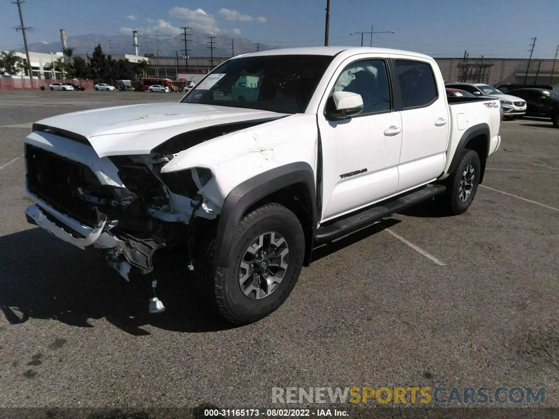 2 Photograph of a damaged car 3TMAZ5CN7MM148874 TOYOTA TACOMA 2WD 2021