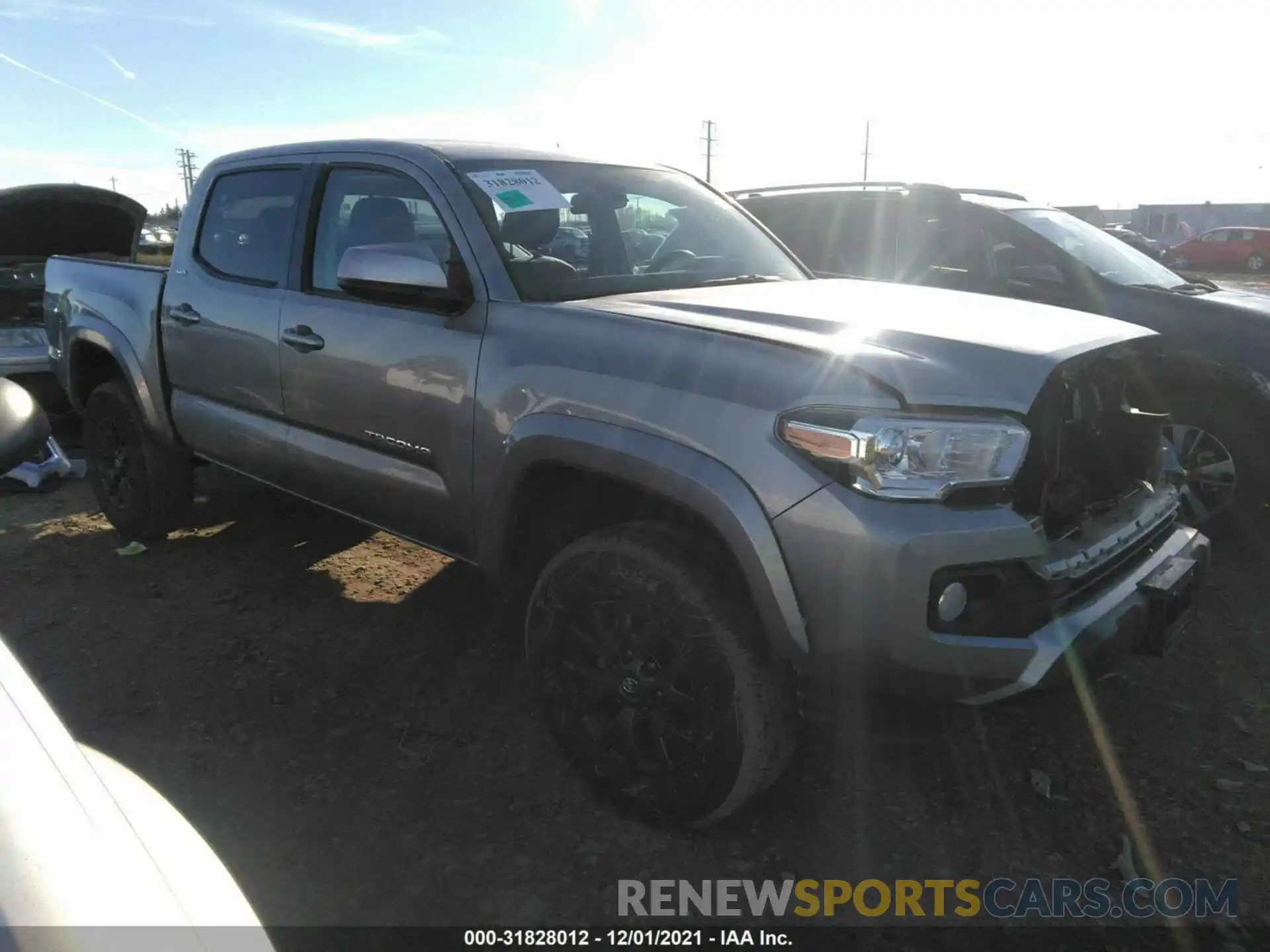 1 Photograph of a damaged car 3TMAZ5CN7MM149779 TOYOTA TACOMA 2WD 2021