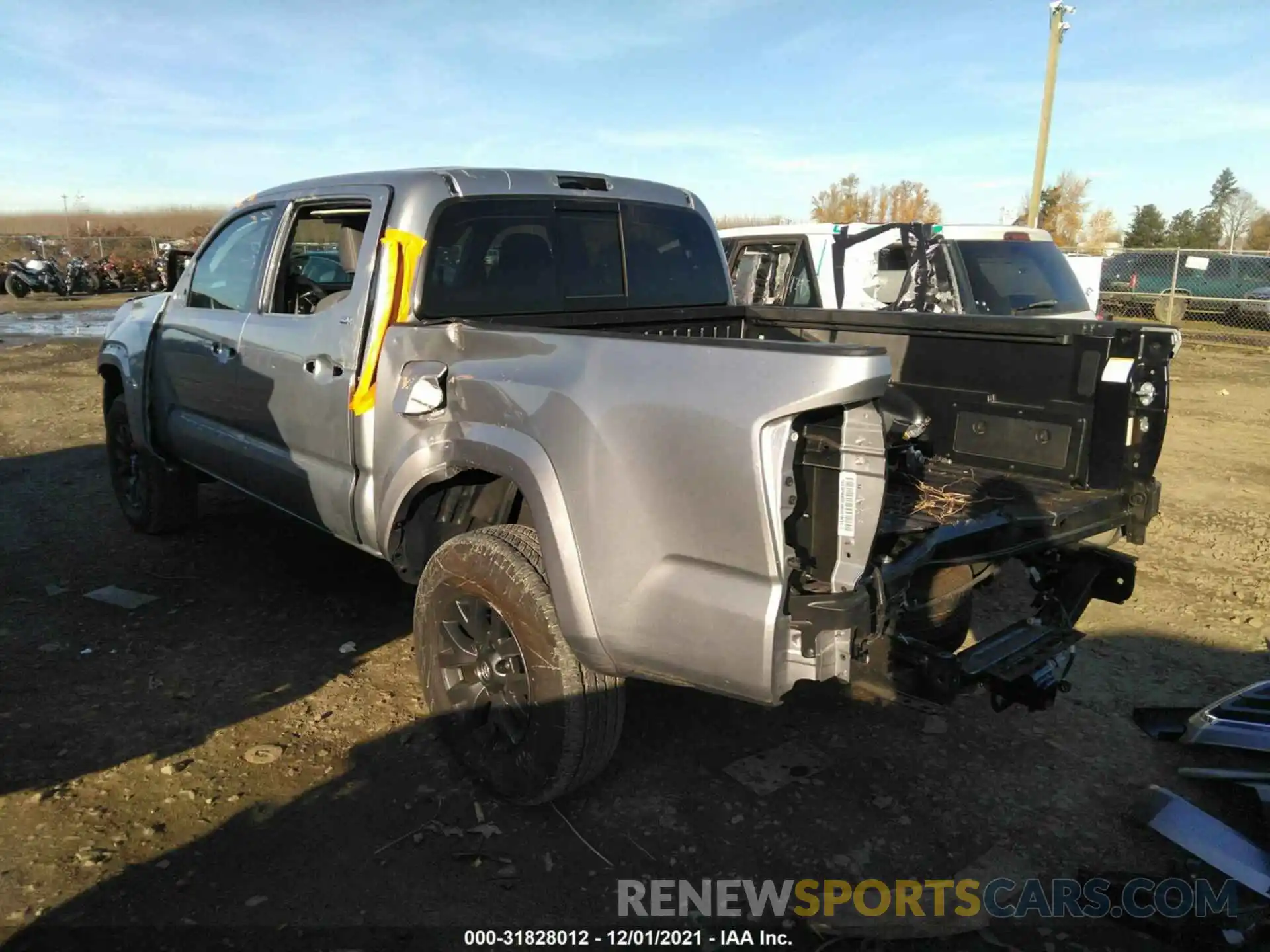 3 Photograph of a damaged car 3TMAZ5CN7MM149779 TOYOTA TACOMA 2WD 2021