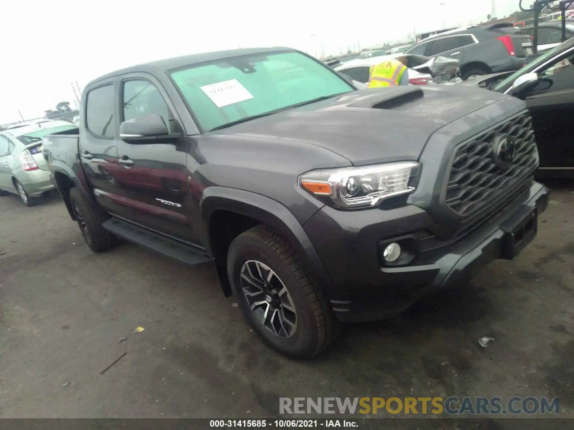 1 Photograph of a damaged car 3TMAZ5CN7MM150835 TOYOTA TACOMA 2WD 2021