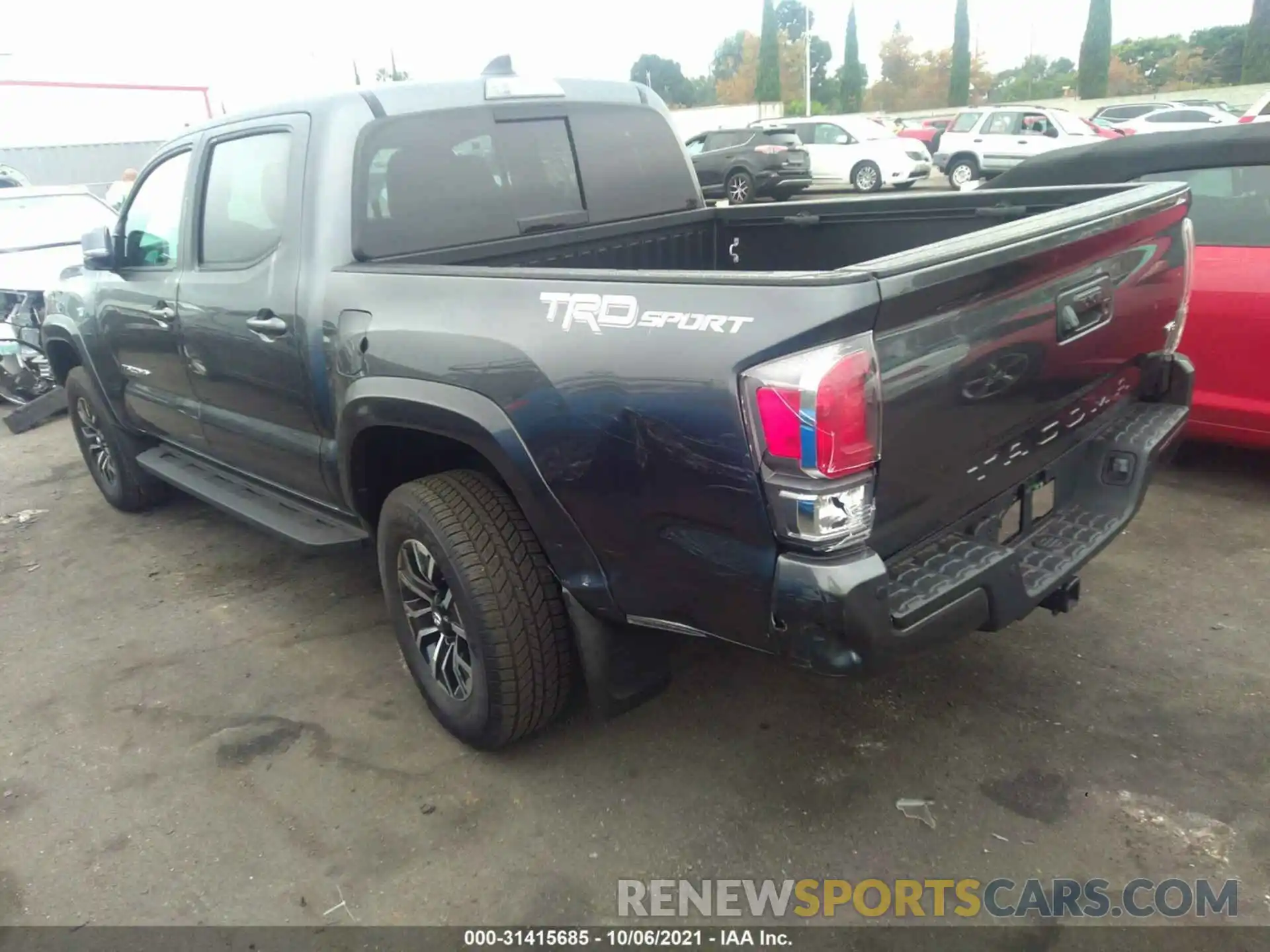 3 Photograph of a damaged car 3TMAZ5CN7MM150835 TOYOTA TACOMA 2WD 2021