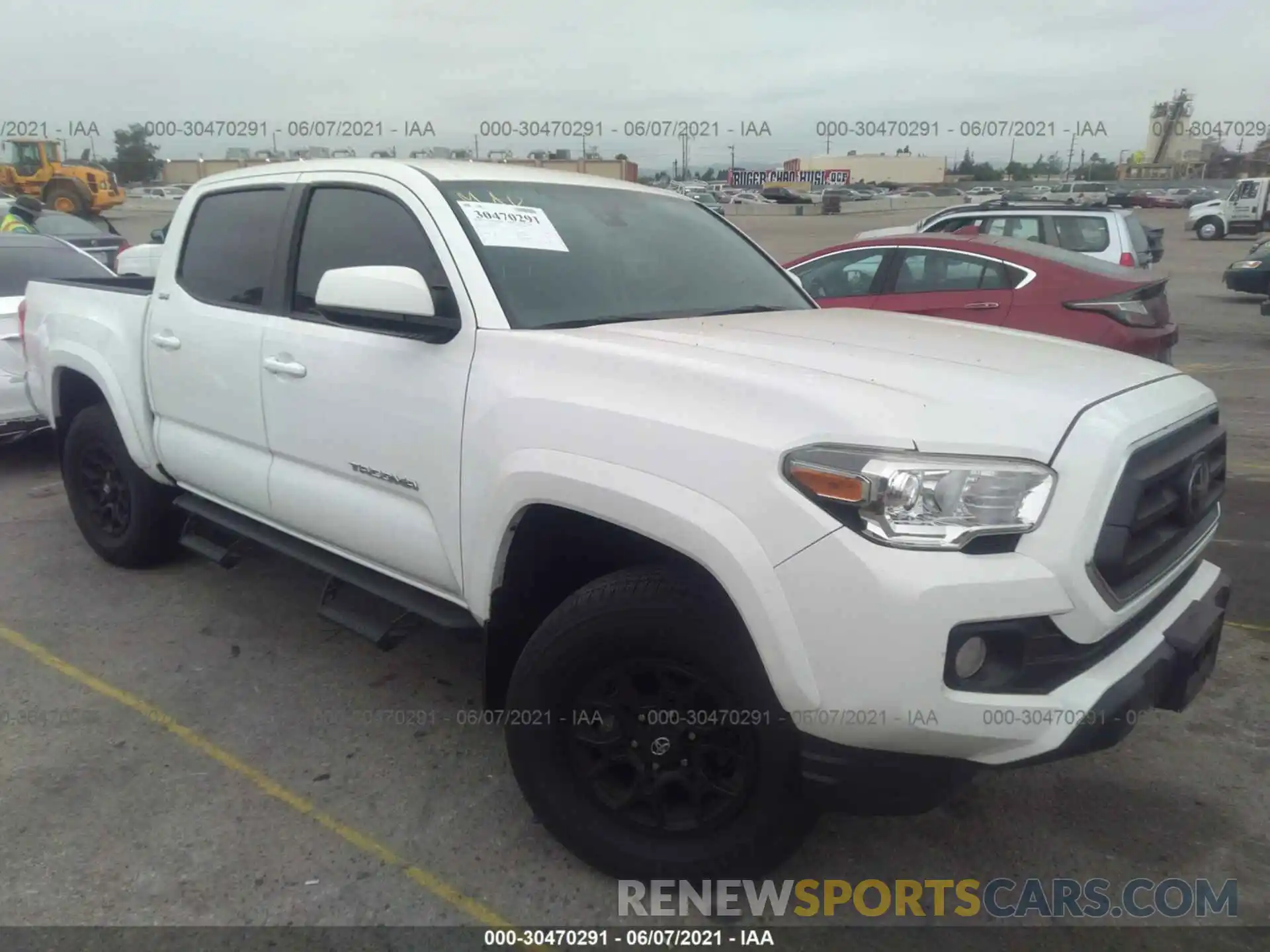 1 Photograph of a damaged car 3TMAZ5CN8MM140573 TOYOTA TACOMA 2WD 2021