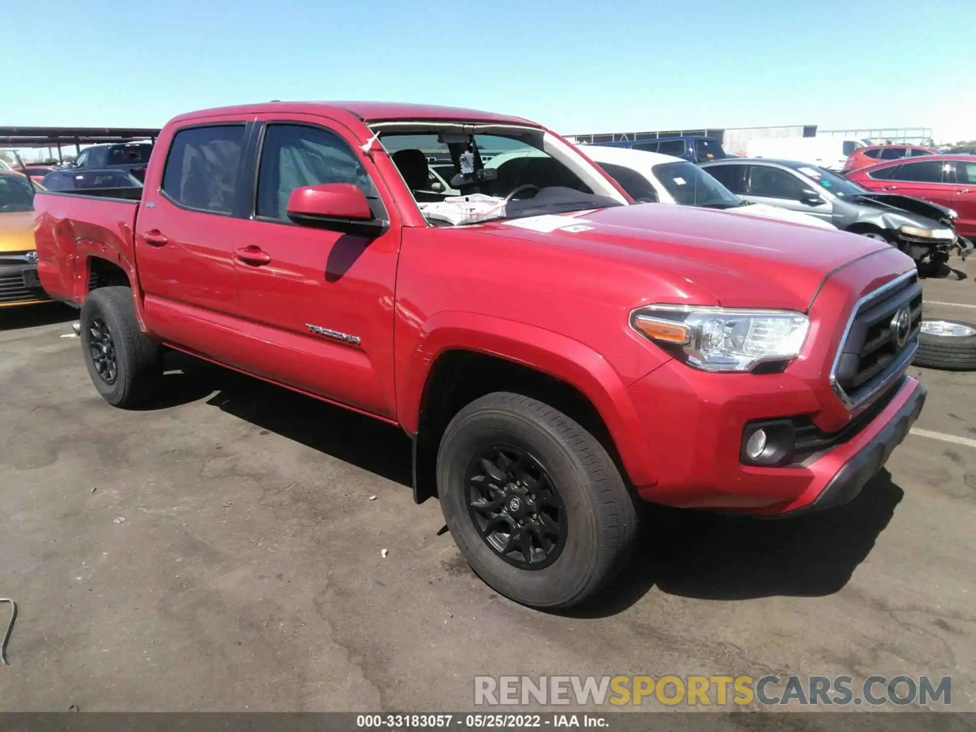 1 Photograph of a damaged car 3TMAZ5CN8MM140881 TOYOTA TACOMA 2WD 2021