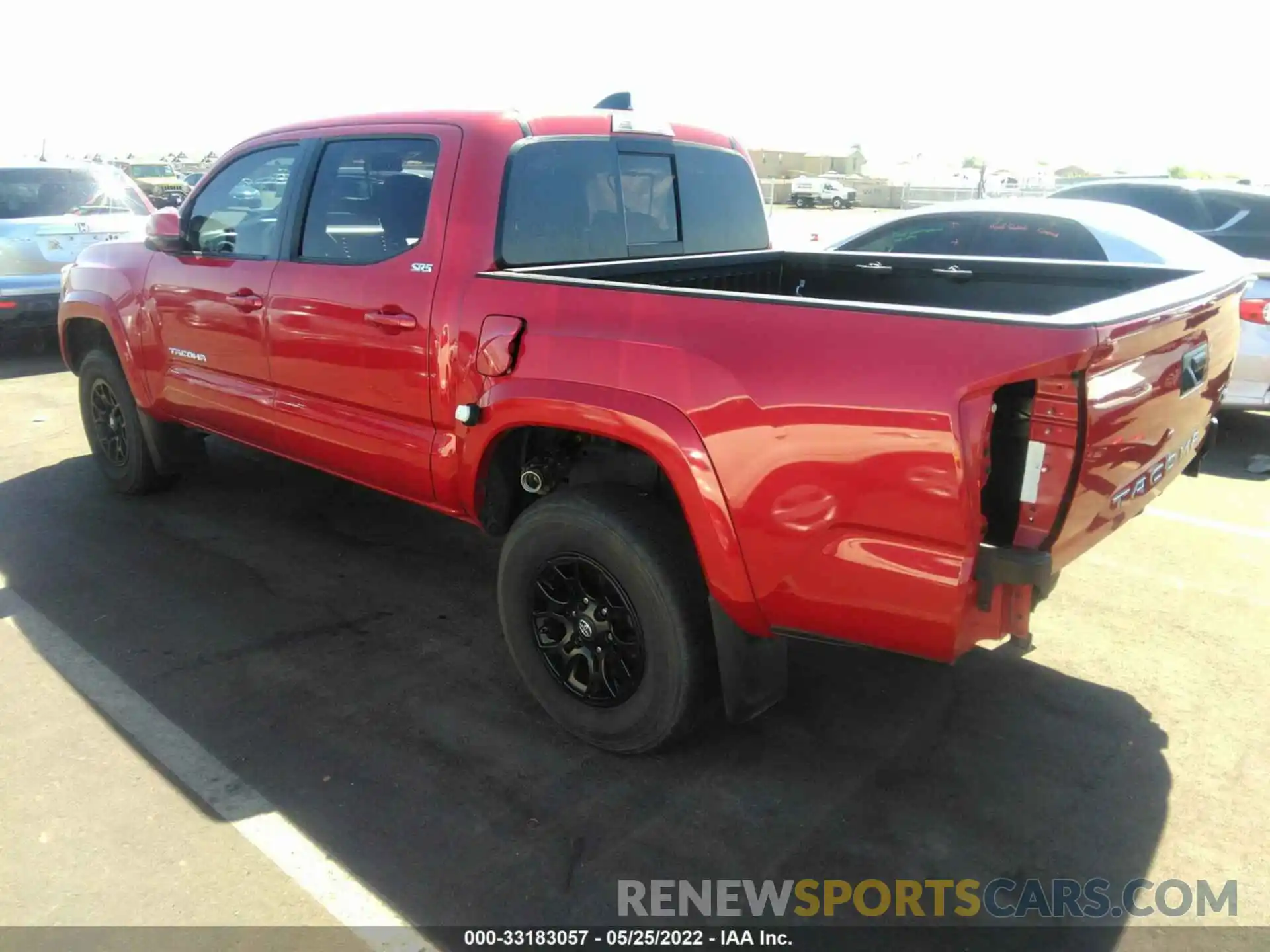 3 Photograph of a damaged car 3TMAZ5CN8MM140881 TOYOTA TACOMA 2WD 2021