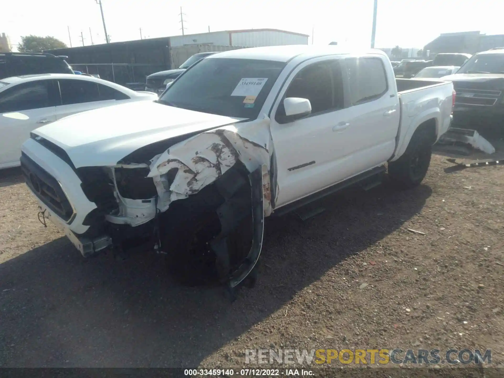 2 Photograph of a damaged car 3TMAZ5CN8MM151394 TOYOTA TACOMA 2WD 2021