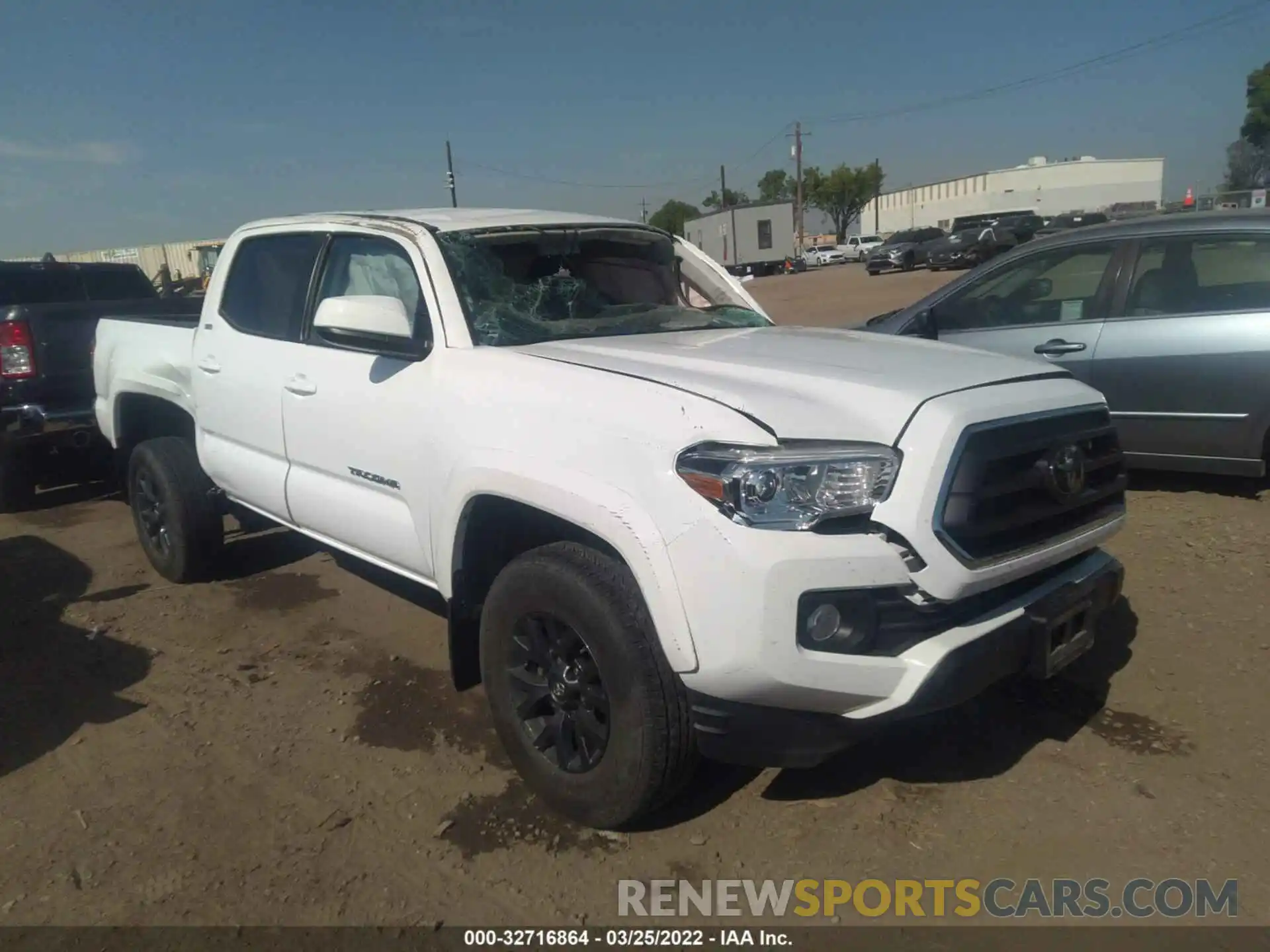 1 Photograph of a damaged car 3TMAZ5CN8MM153033 TOYOTA TACOMA 2WD 2021