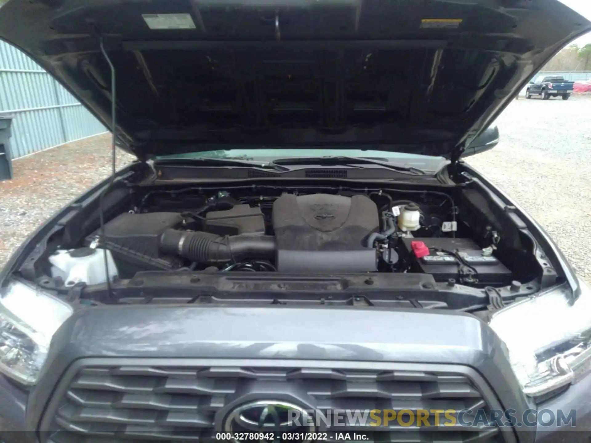 10 Photograph of a damaged car 3TMAZ5CN8MM154036 TOYOTA TACOMA 2WD 2021