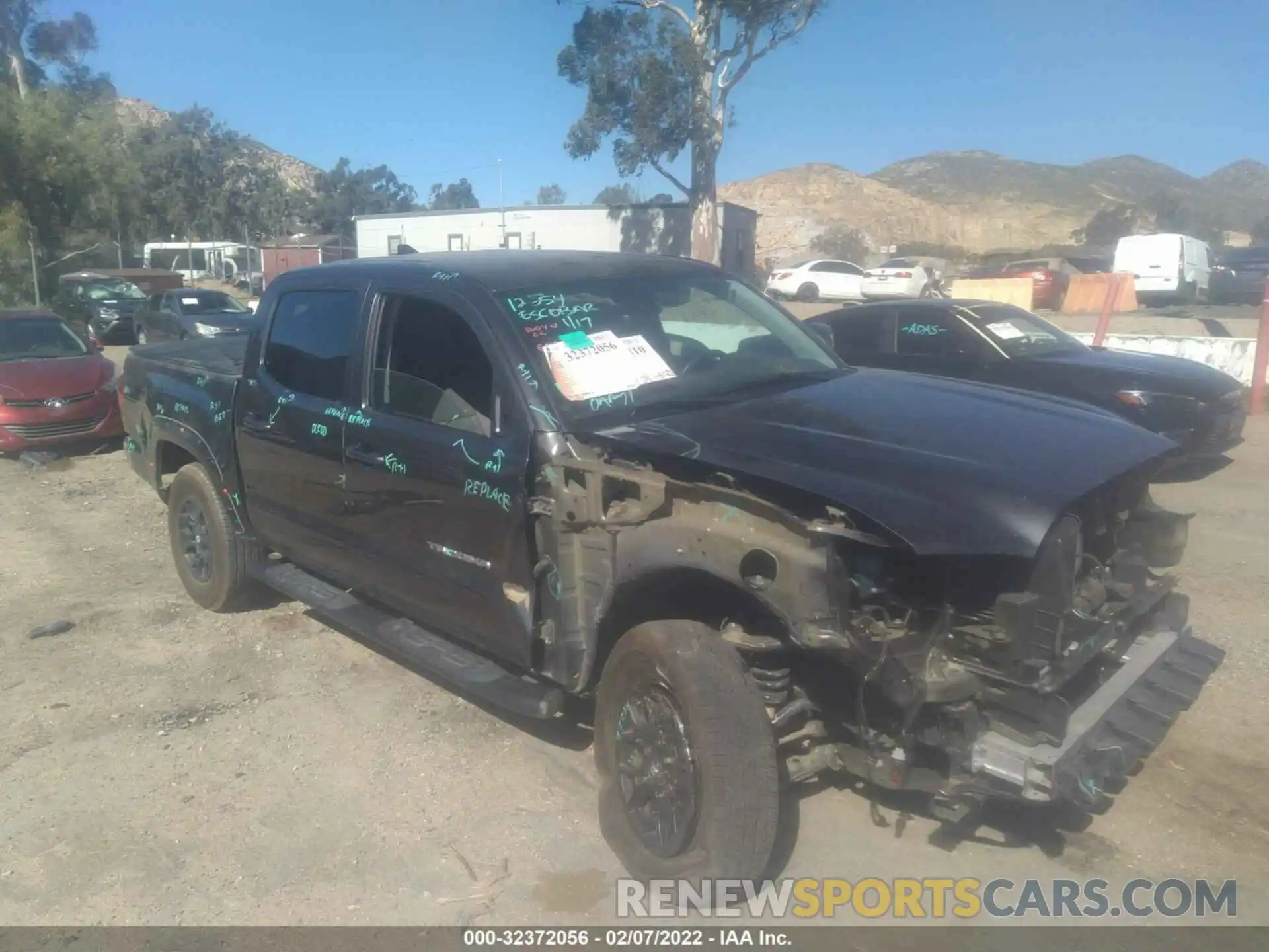 1 Photograph of a damaged car 3TMAZ5CN8MM157969 TOYOTA TACOMA 2WD 2021