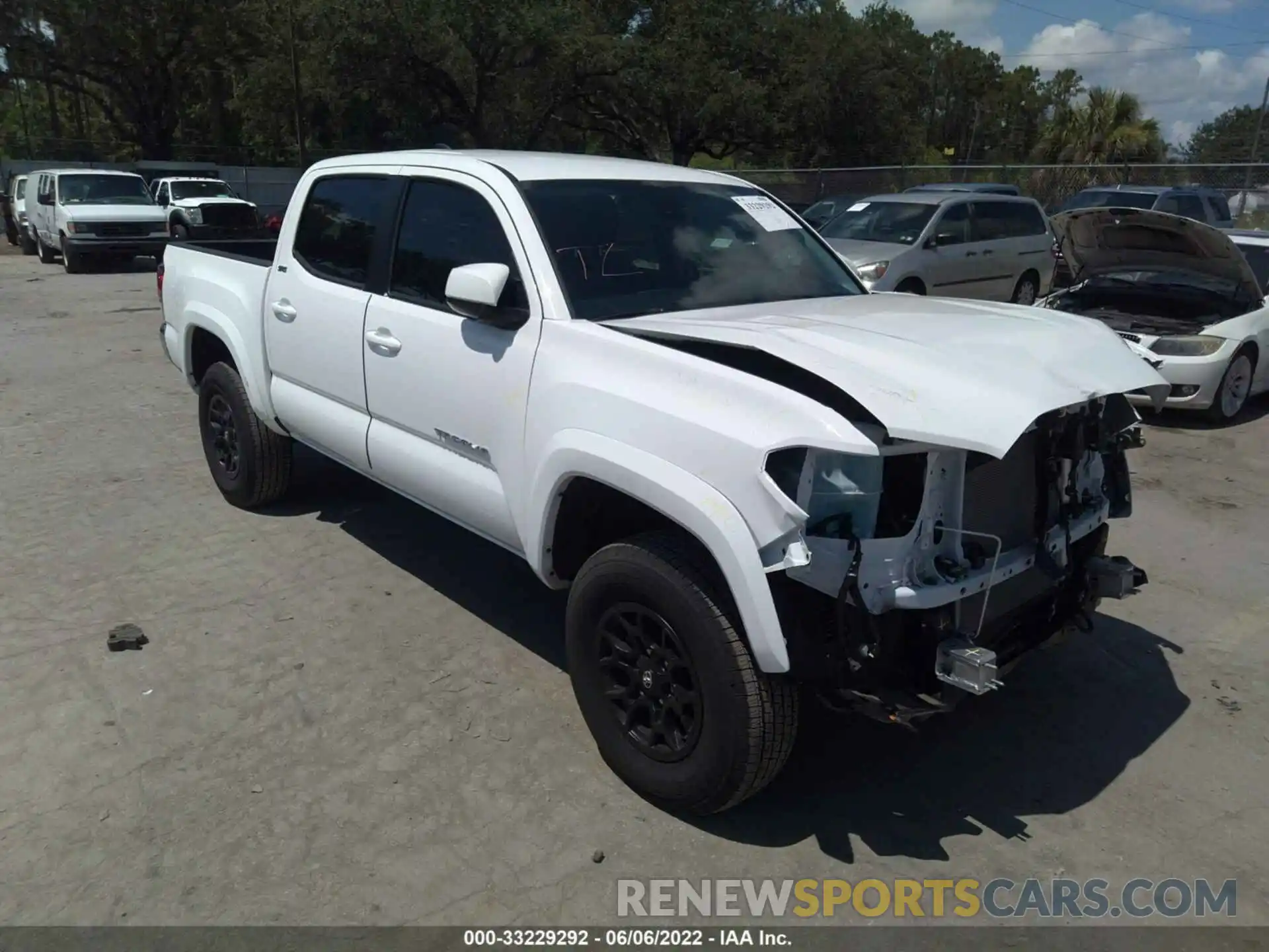 1 Photograph of a damaged car 3TMAZ5CN8MM158670 TOYOTA TACOMA 2WD 2021