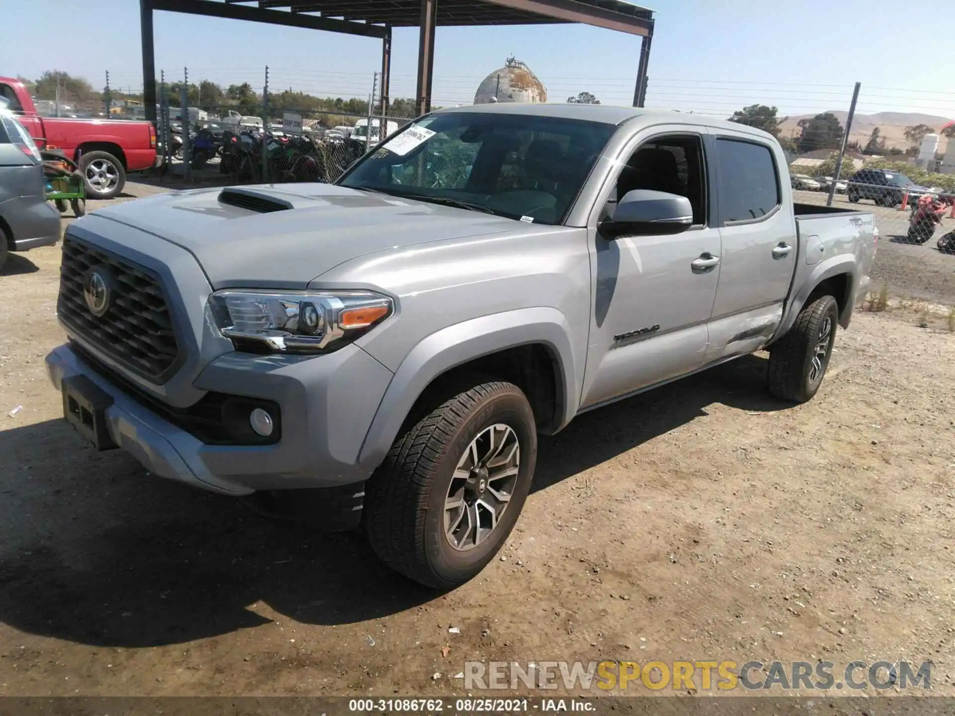 2 Photograph of a damaged car 3TMAZ5CN9MM145264 TOYOTA TACOMA 2WD 2021