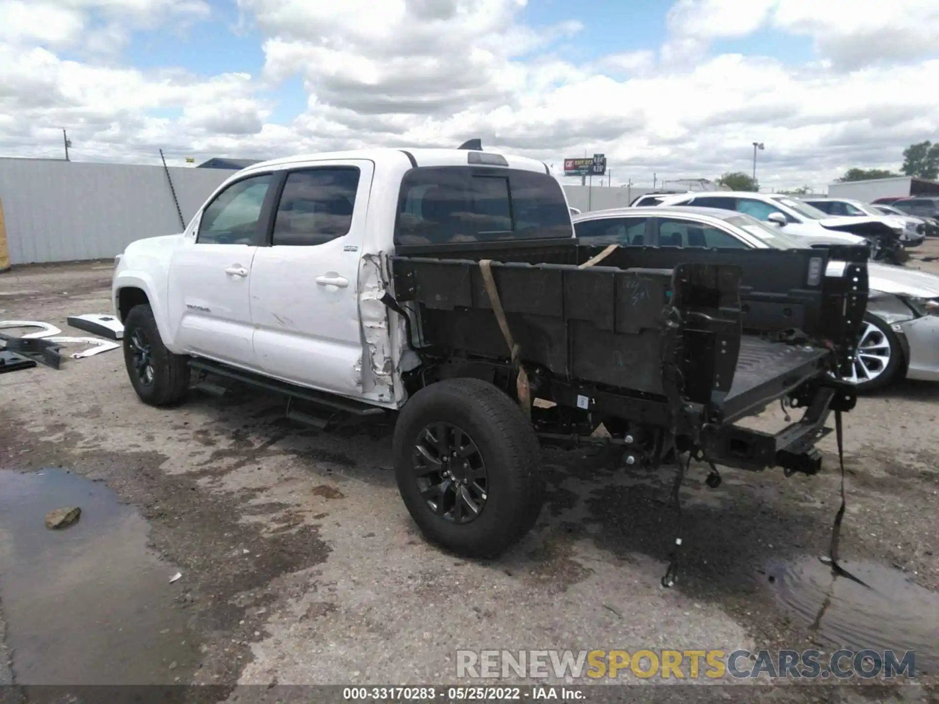 3 Photograph of a damaged car 3TMAZ5CN9MM151260 TOYOTA TACOMA 2WD 2021