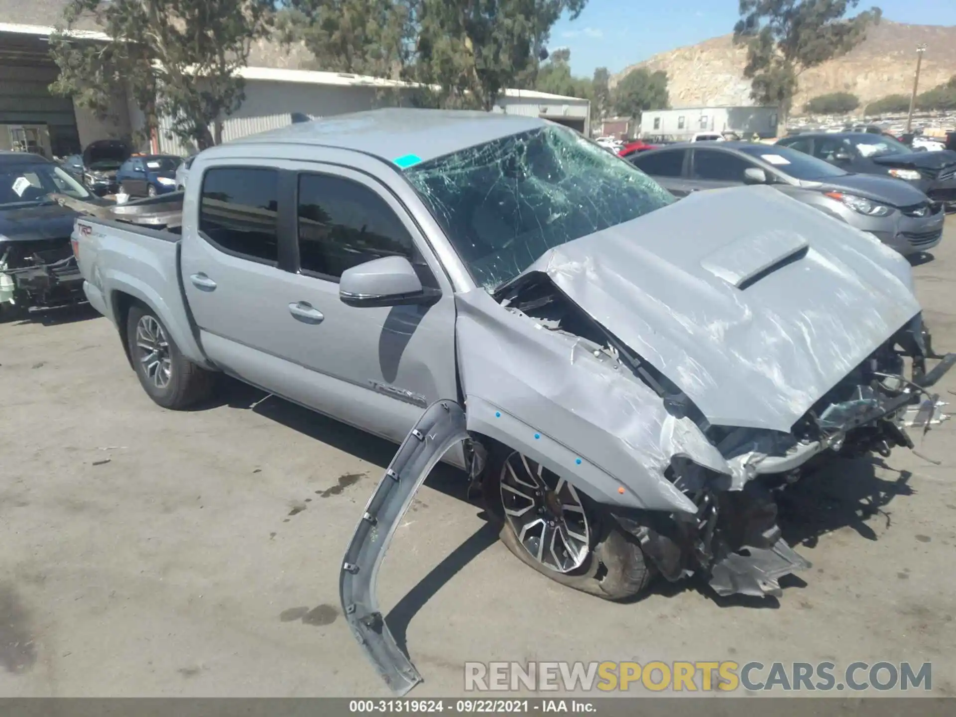 1 Photograph of a damaged car 3TMAZ5CN9MM155762 TOYOTA TACOMA 2WD 2021