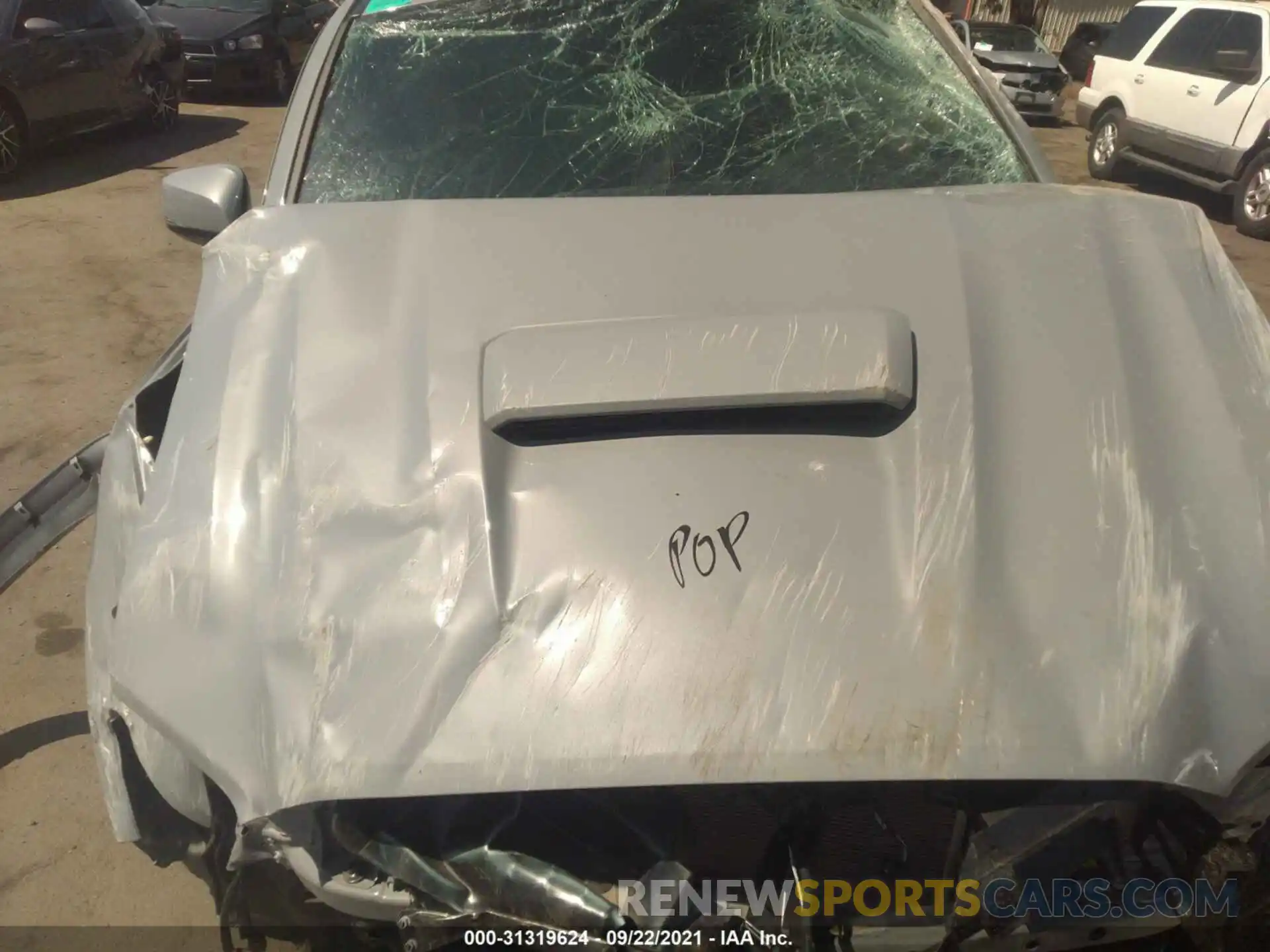 10 Photograph of a damaged car 3TMAZ5CN9MM155762 TOYOTA TACOMA 2WD 2021