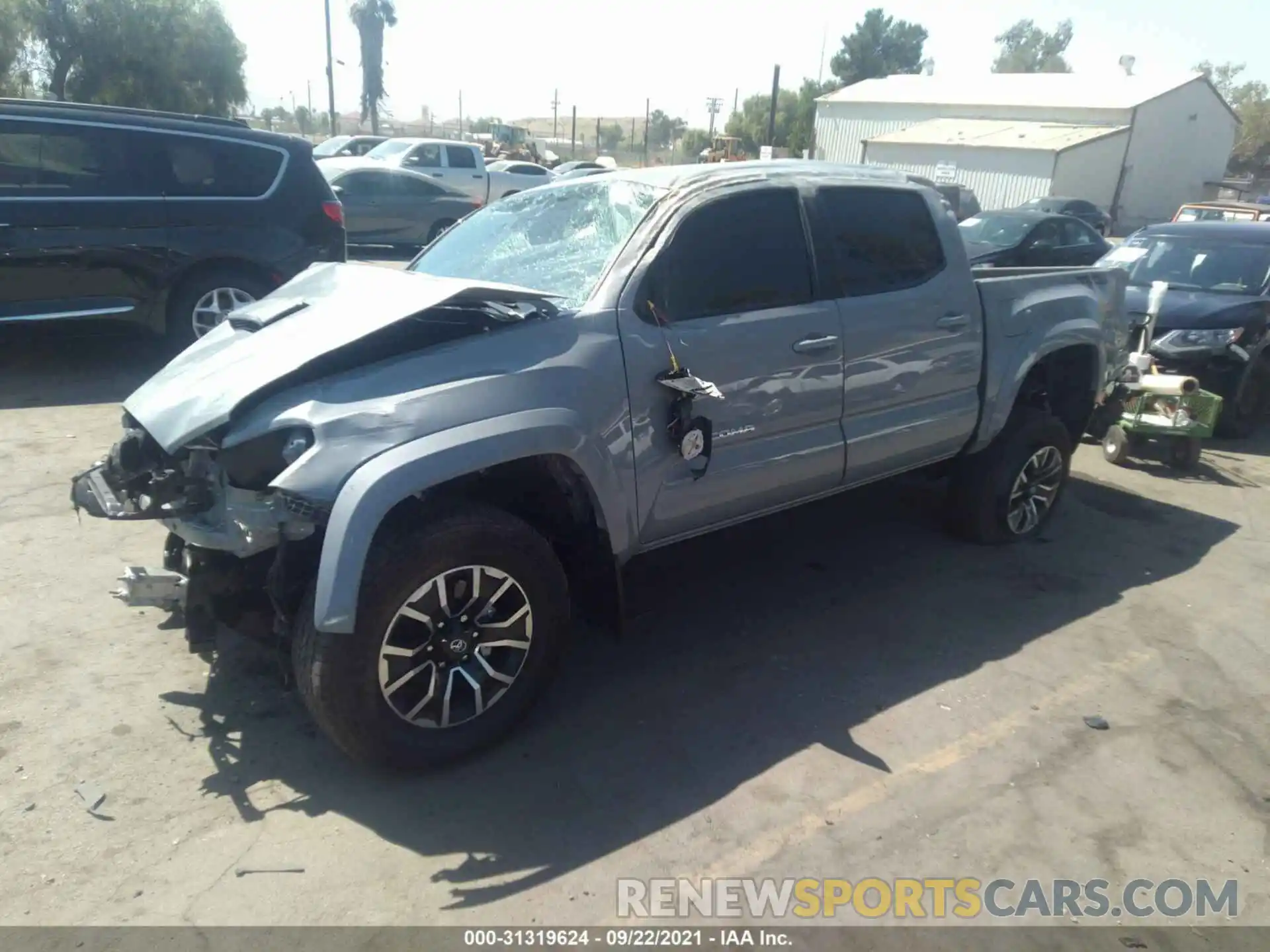 2 Photograph of a damaged car 3TMAZ5CN9MM155762 TOYOTA TACOMA 2WD 2021