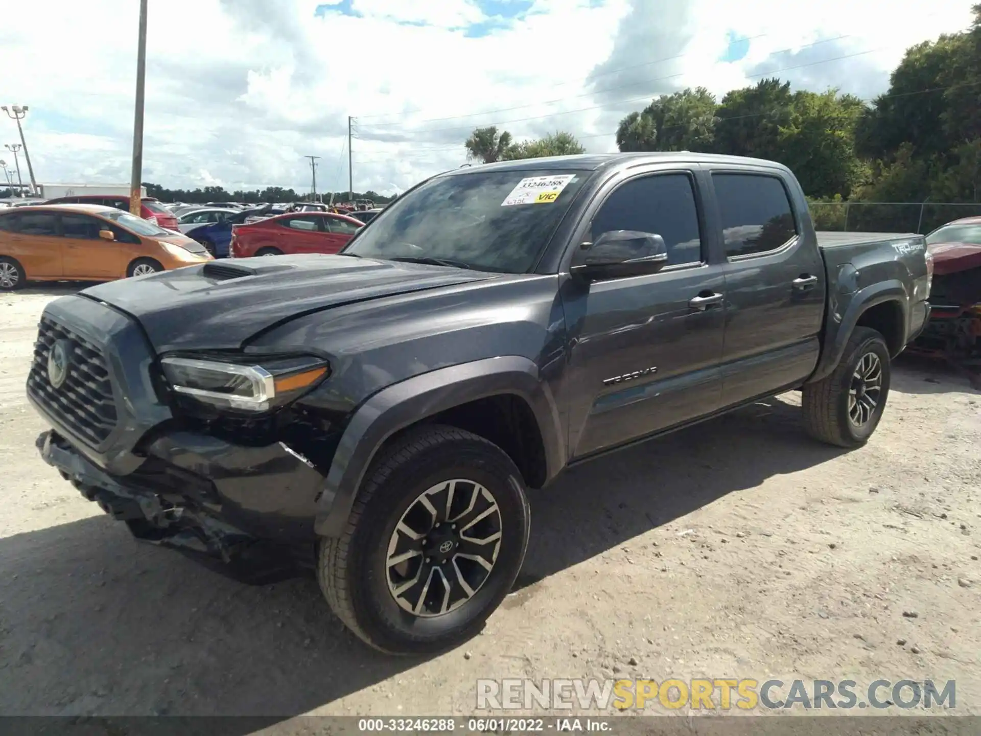 2 Photograph of a damaged car 3TMAZ5CN9MM158712 TOYOTA TACOMA 2WD 2021