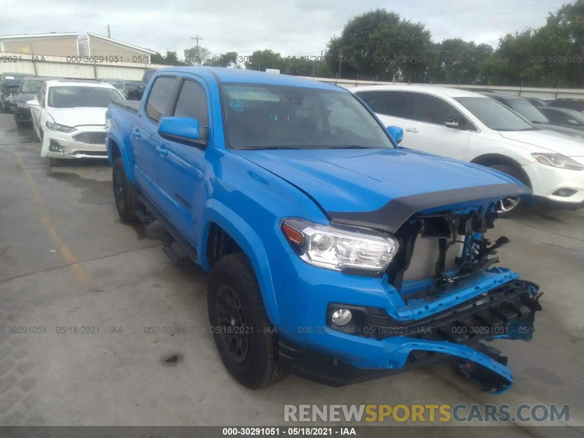 1 Photograph of a damaged car 3TMAZ5CNXMM146410 TOYOTA TACOMA 2WD 2021