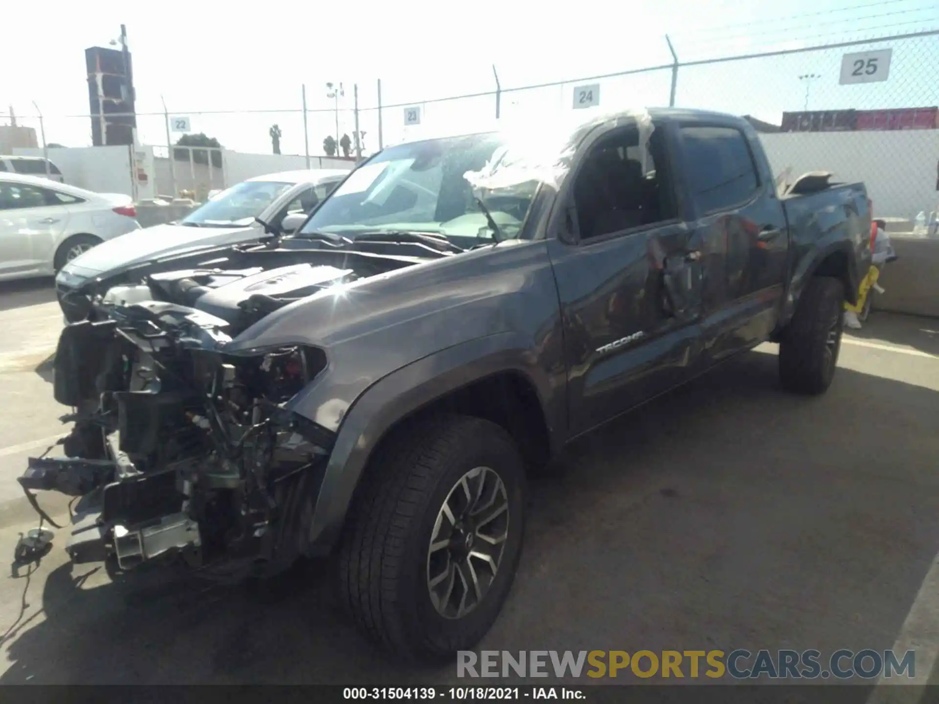 2 Photograph of a damaged car 3TMAZ5CNXMM148173 TOYOTA TACOMA 2WD 2021