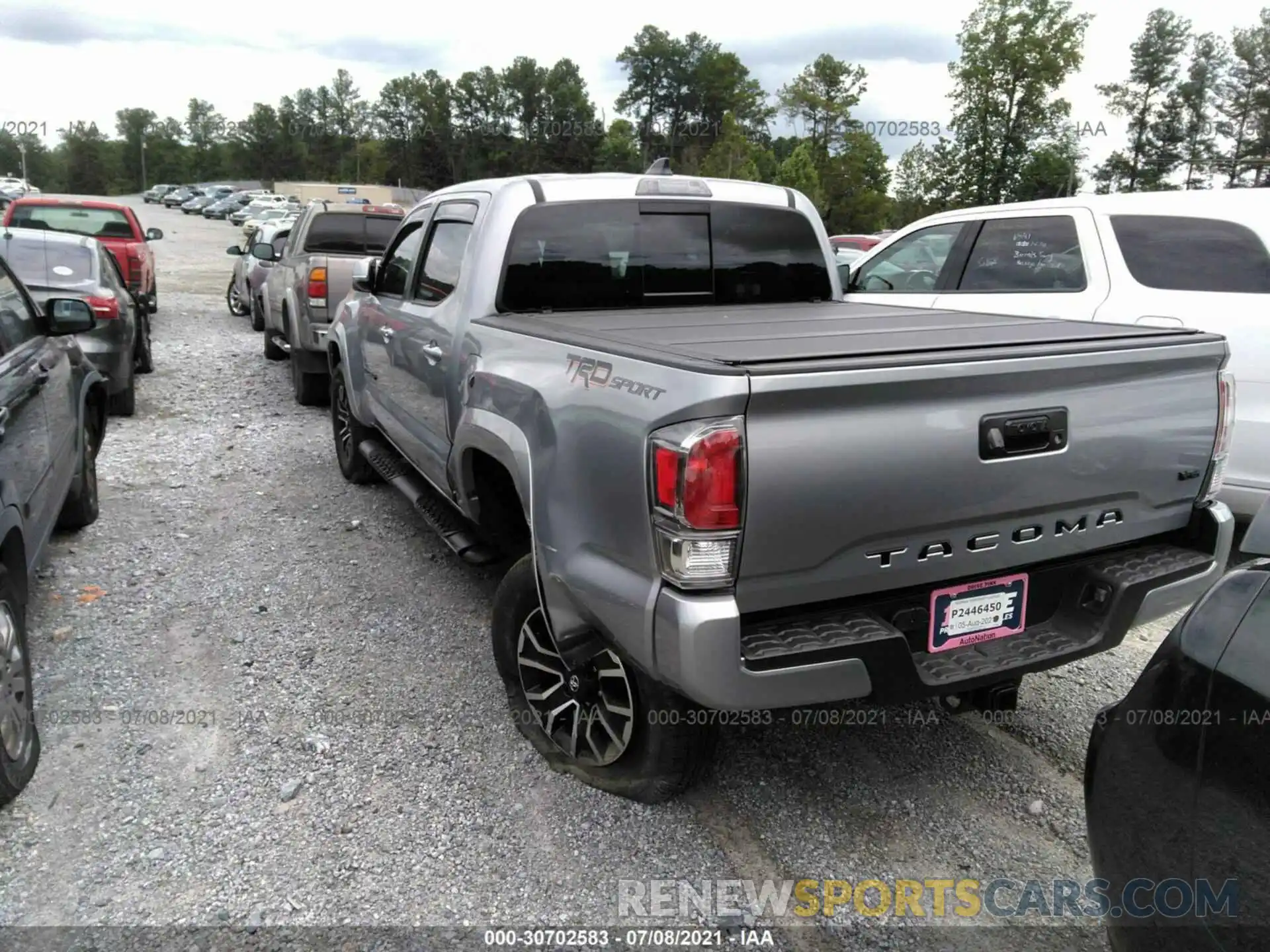 3 Photograph of a damaged car 3TMAZ5CNXMM154202 TOYOTA TACOMA 2WD 2021