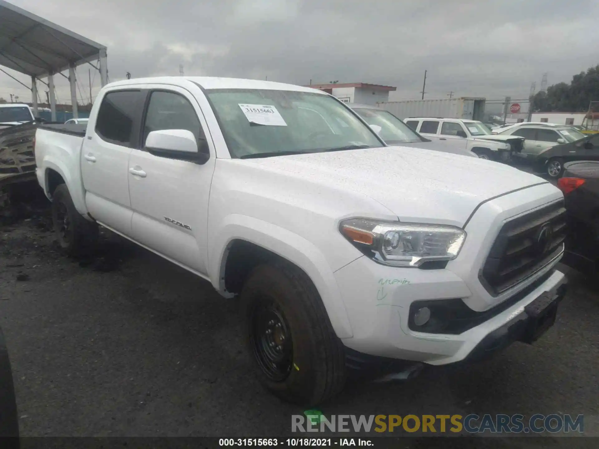 1 Фотография поврежденного автомобиля 3TMAZ5CNXMM155656 TOYOTA TACOMA 2WD 2021