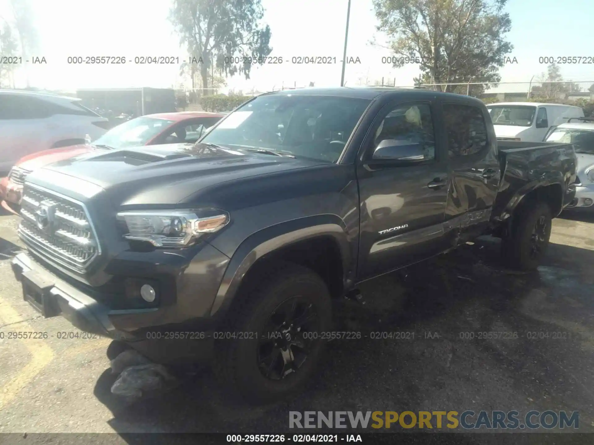 2 Photograph of a damaged car 3TMBZ5DN0MM027946 TOYOTA TACOMA 2WD 2021