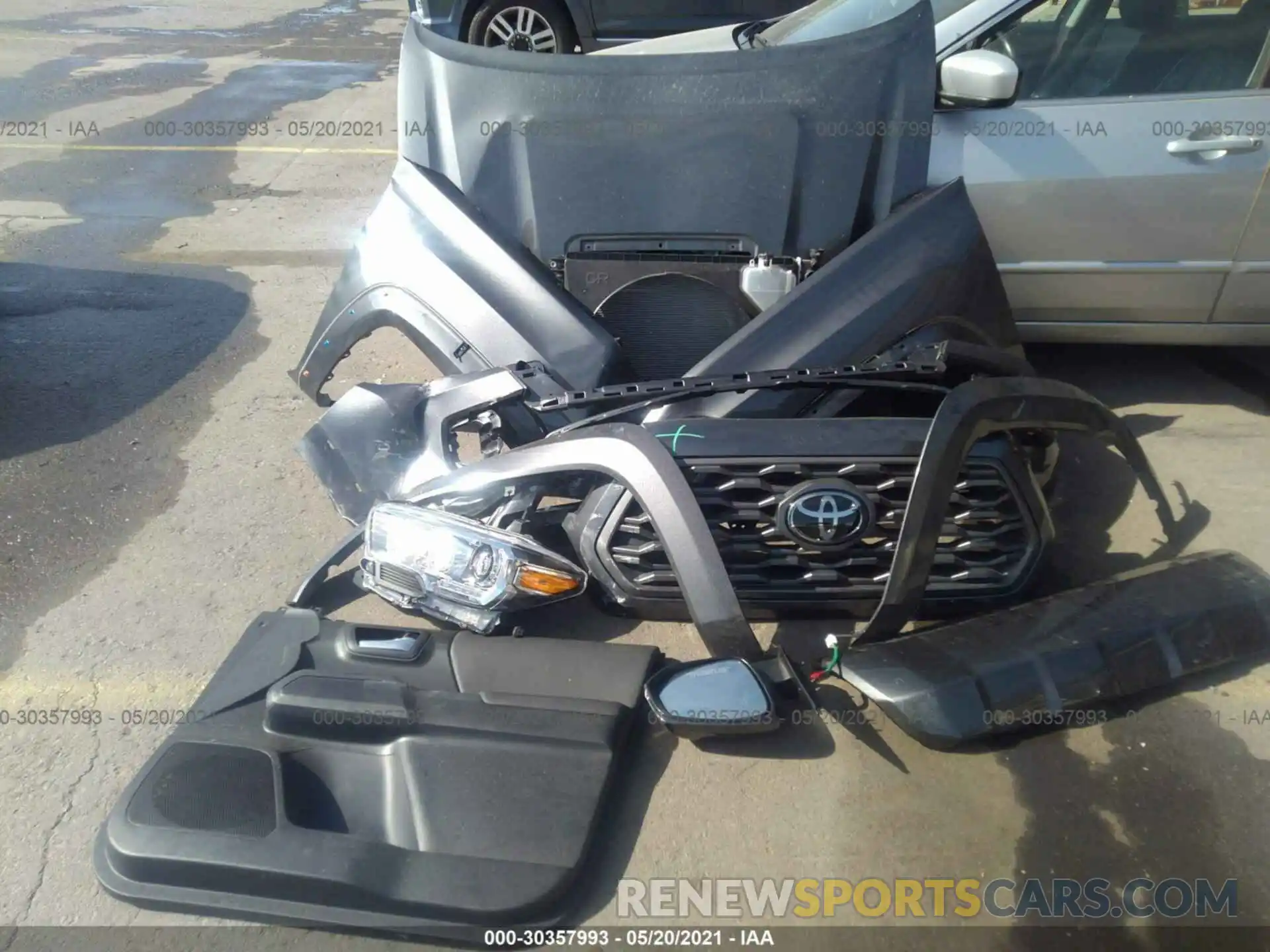 12 Photograph of a damaged car 3TMBZ5DN0MM029034 TOYOTA TACOMA 2WD 2021