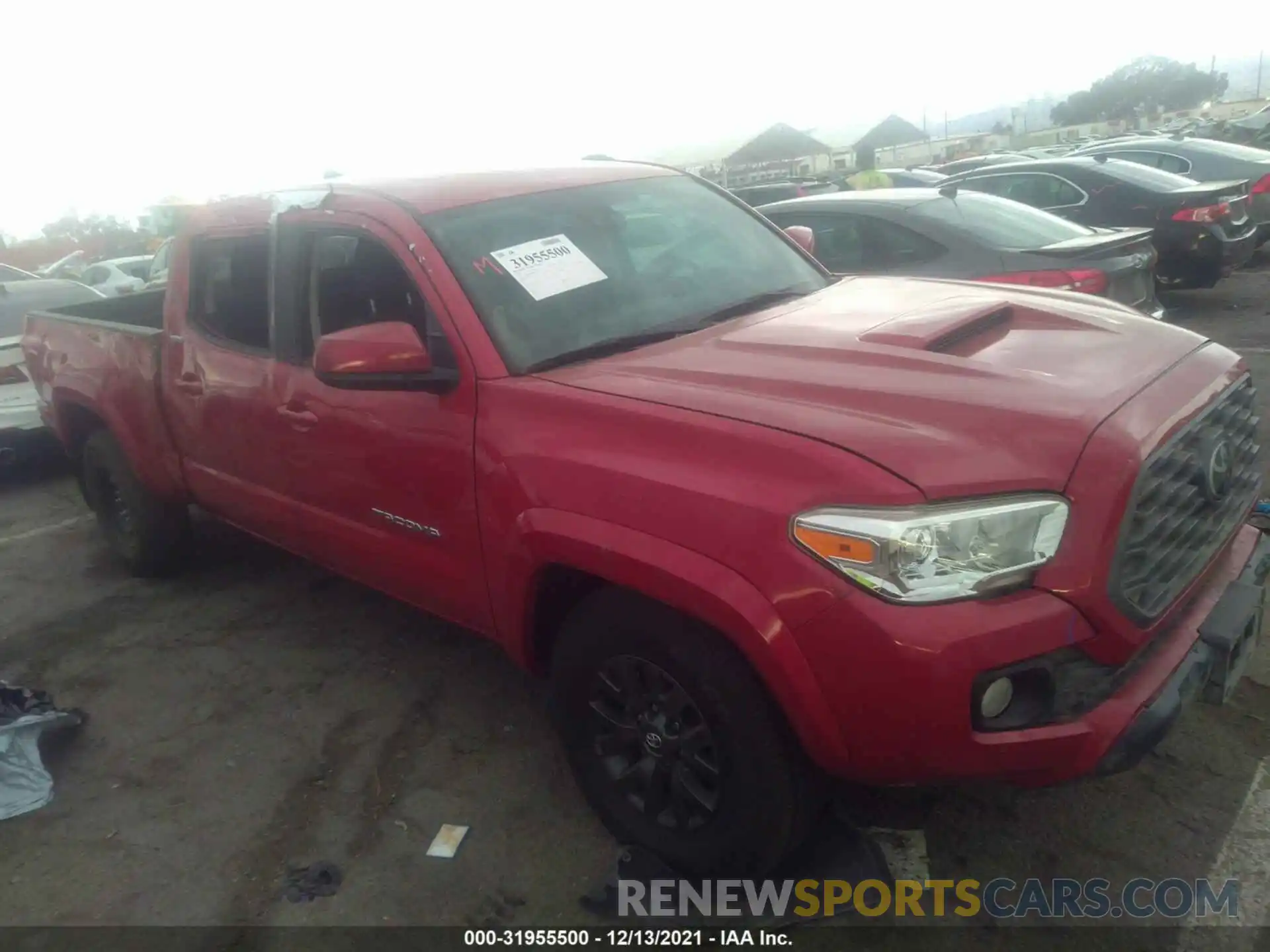 1 Photograph of a damaged car 3TMBZ5DN0MM031463 TOYOTA TACOMA 2WD 2021