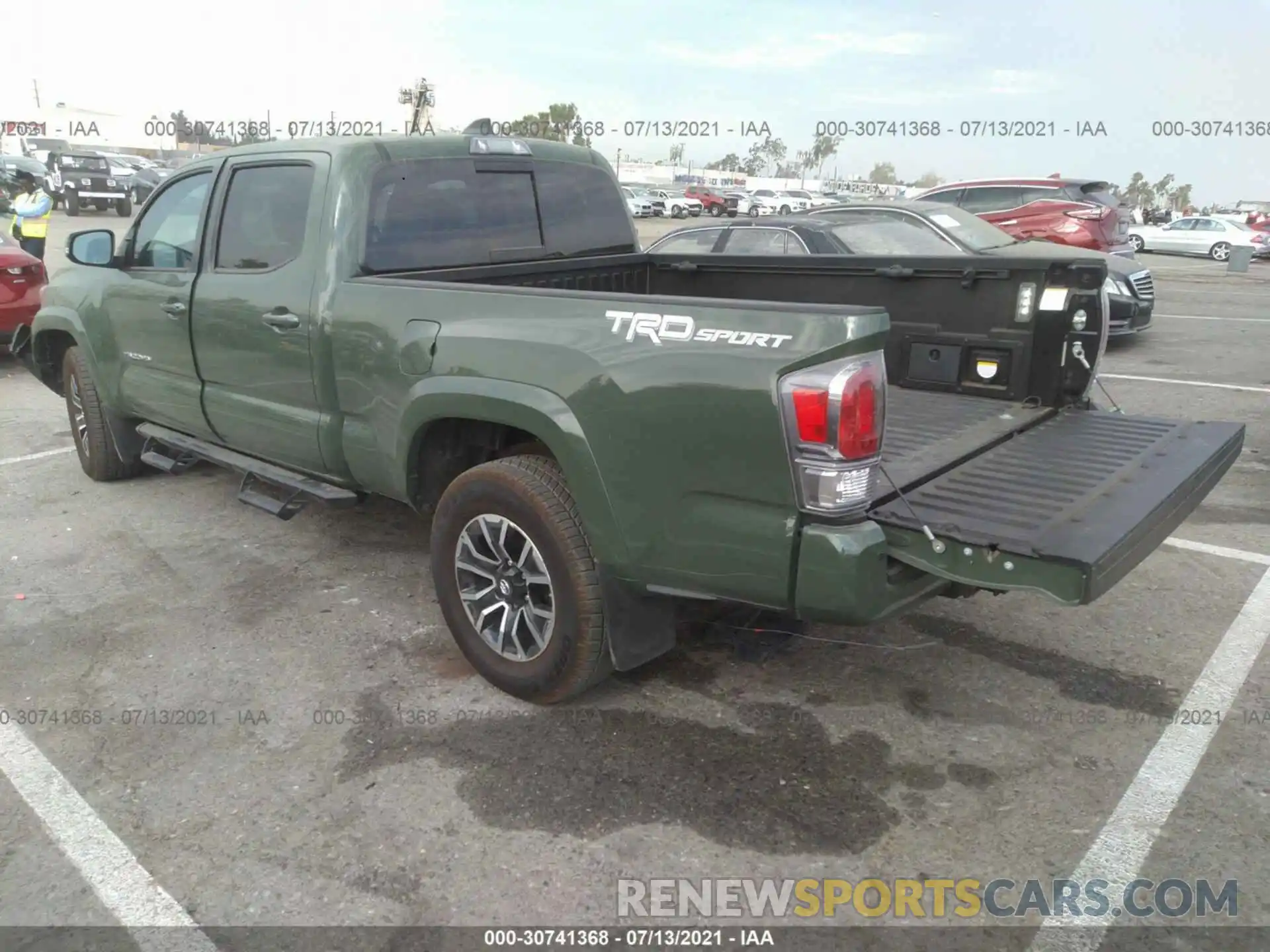 3 Photograph of a damaged car 3TMBZ5DN2MM027737 TOYOTA TACOMA 2WD 2021