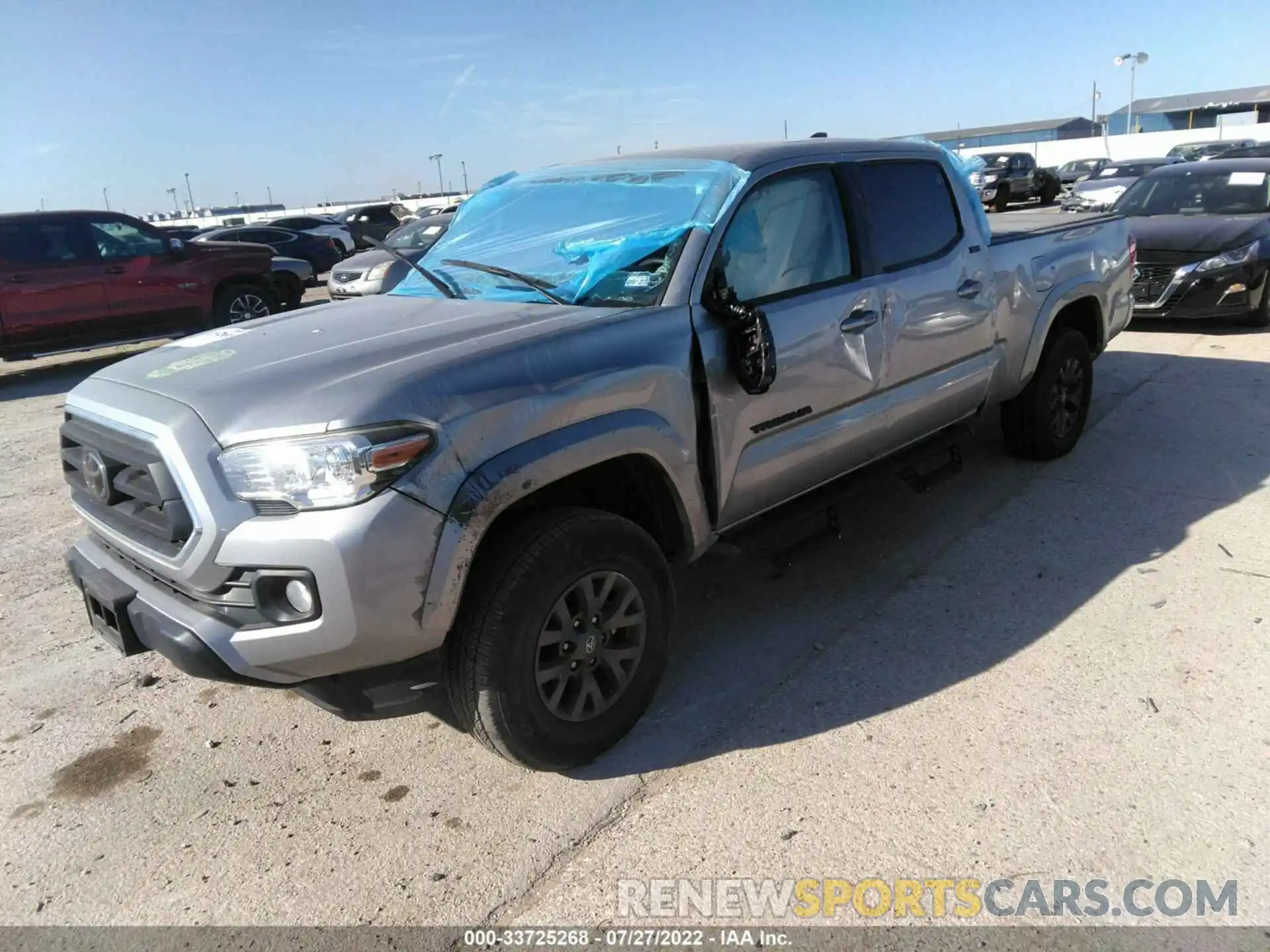 2 Photograph of a damaged car 3TMBZ5DN2MM031593 TOYOTA TACOMA 2WD 2021