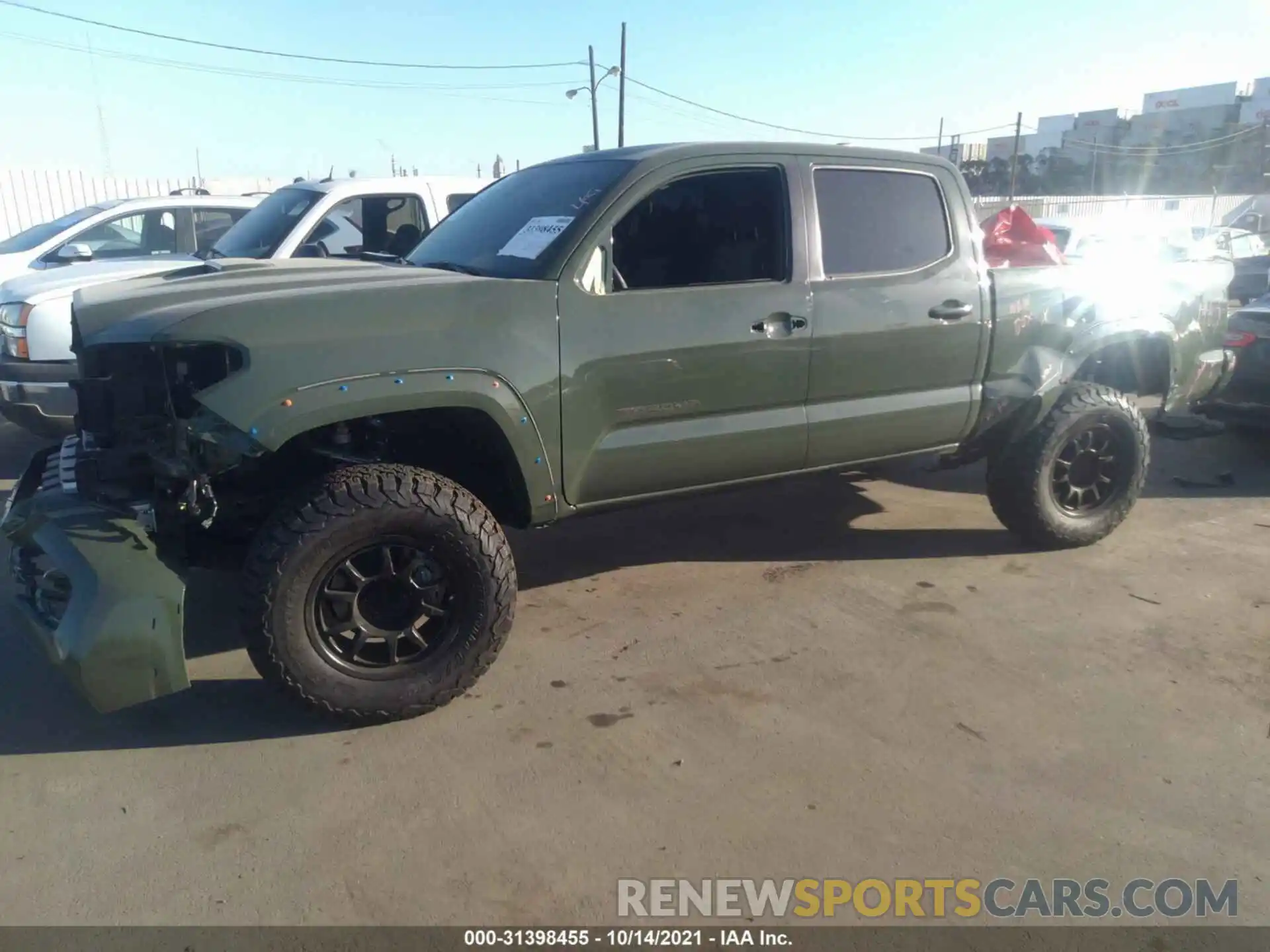 2 Photograph of a damaged car 3TMBZ5DN4MM027741 TOYOTA TACOMA 2WD 2021