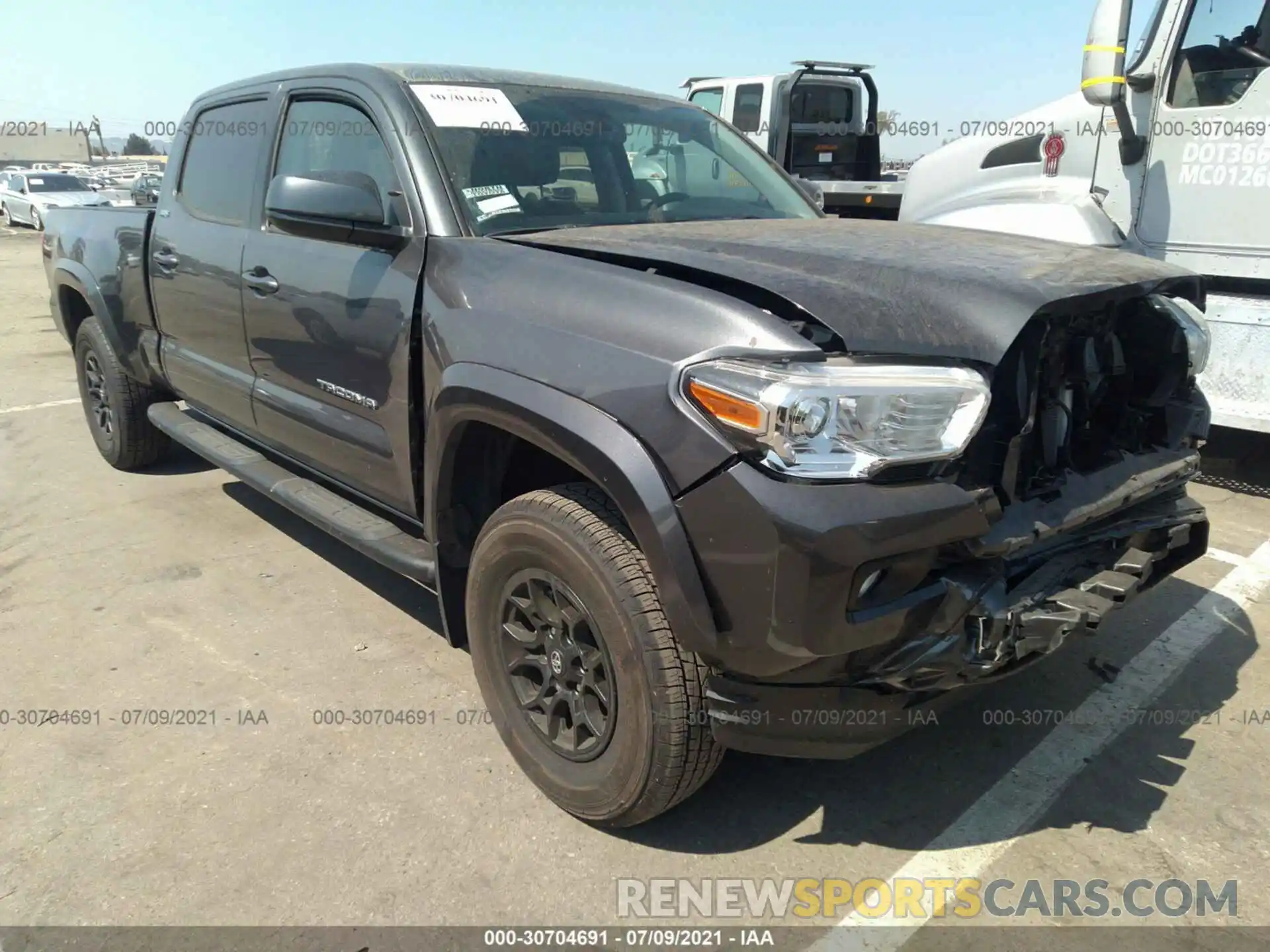 1 Photograph of a damaged car 3TMBZ5DN4MM028968 TOYOTA TACOMA 2WD 2021