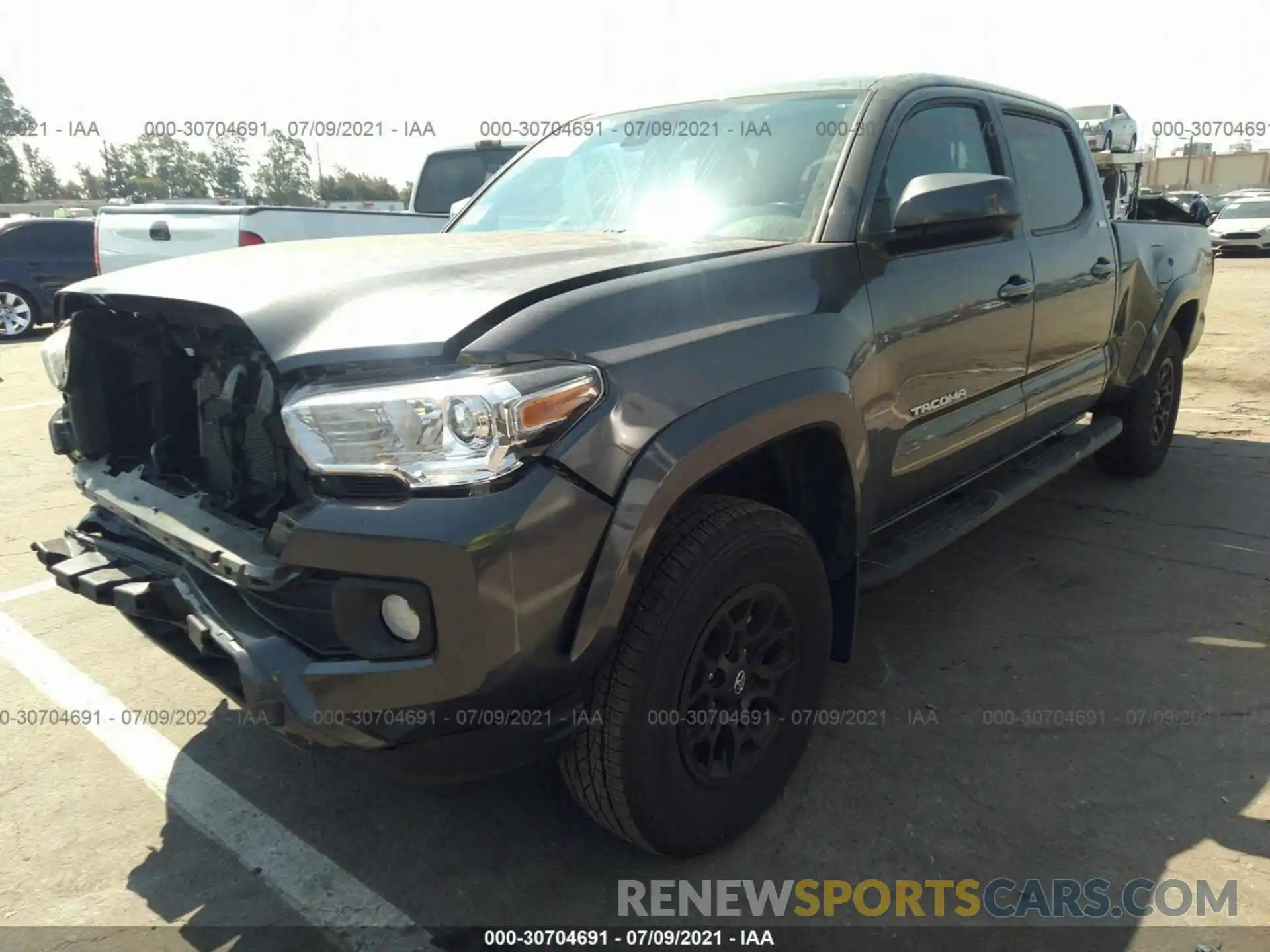 2 Photograph of a damaged car 3TMBZ5DN4MM028968 TOYOTA TACOMA 2WD 2021