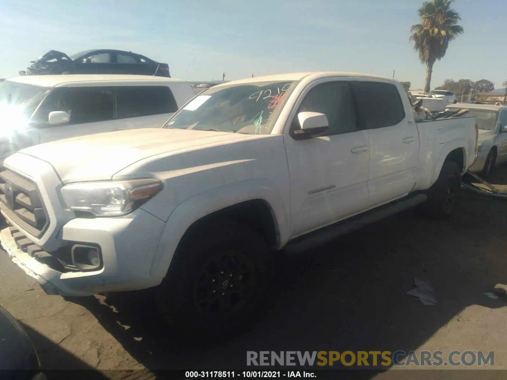 2 Photograph of a damaged car 3TMBZ5DN5MM029210 TOYOTA TACOMA 2WD 2021