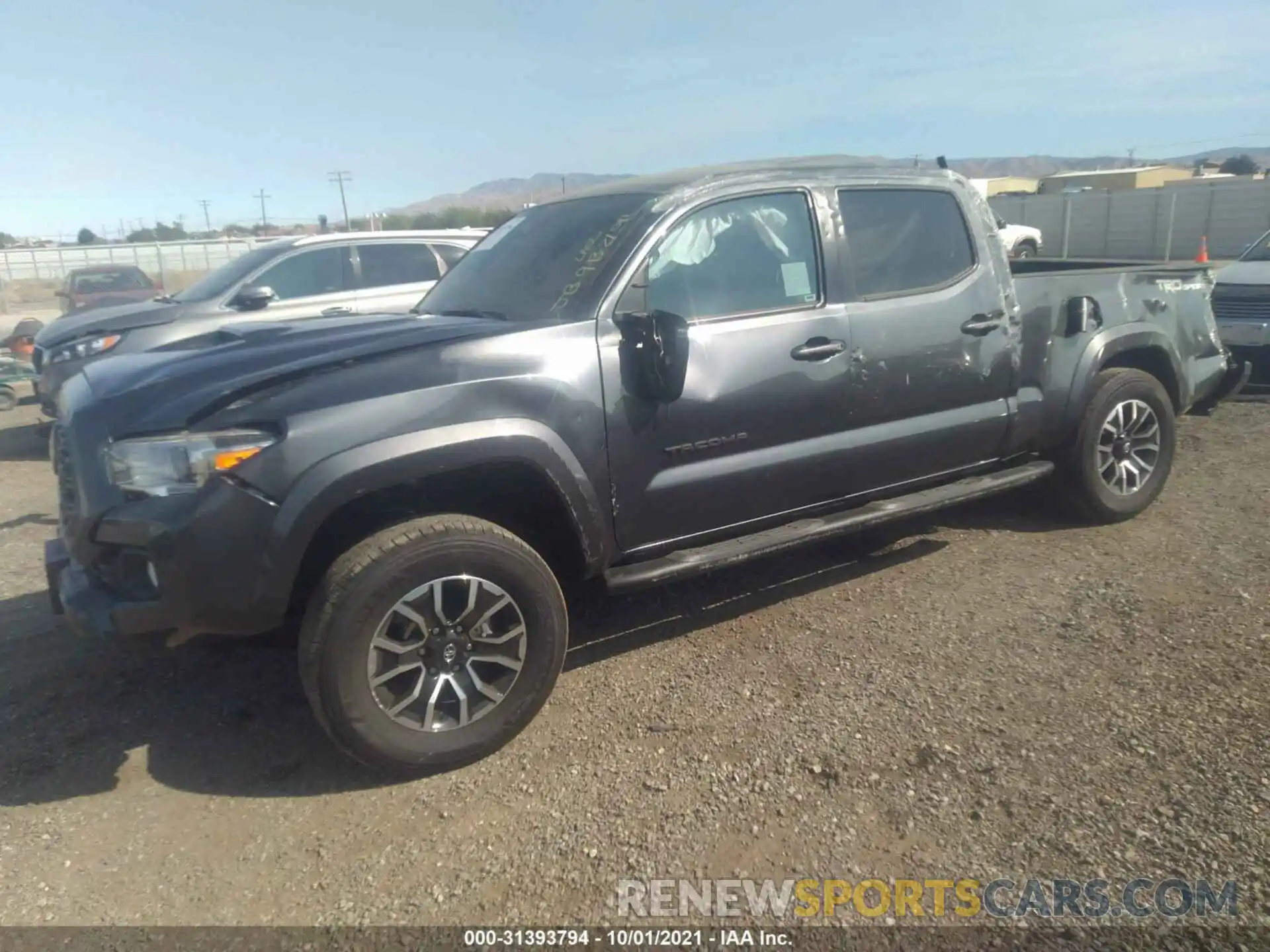 2 Photograph of a damaged car 3TMBZ5DN5MM029871 TOYOTA TACOMA 2WD 2021