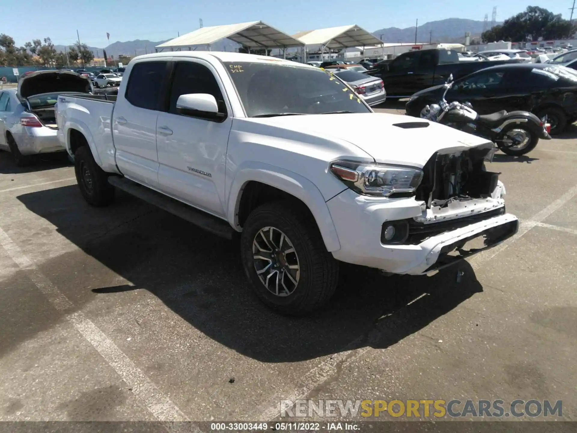 1 Photograph of a damaged car 3TMBZ5DN6MM030656 TOYOTA TACOMA 2WD 2021