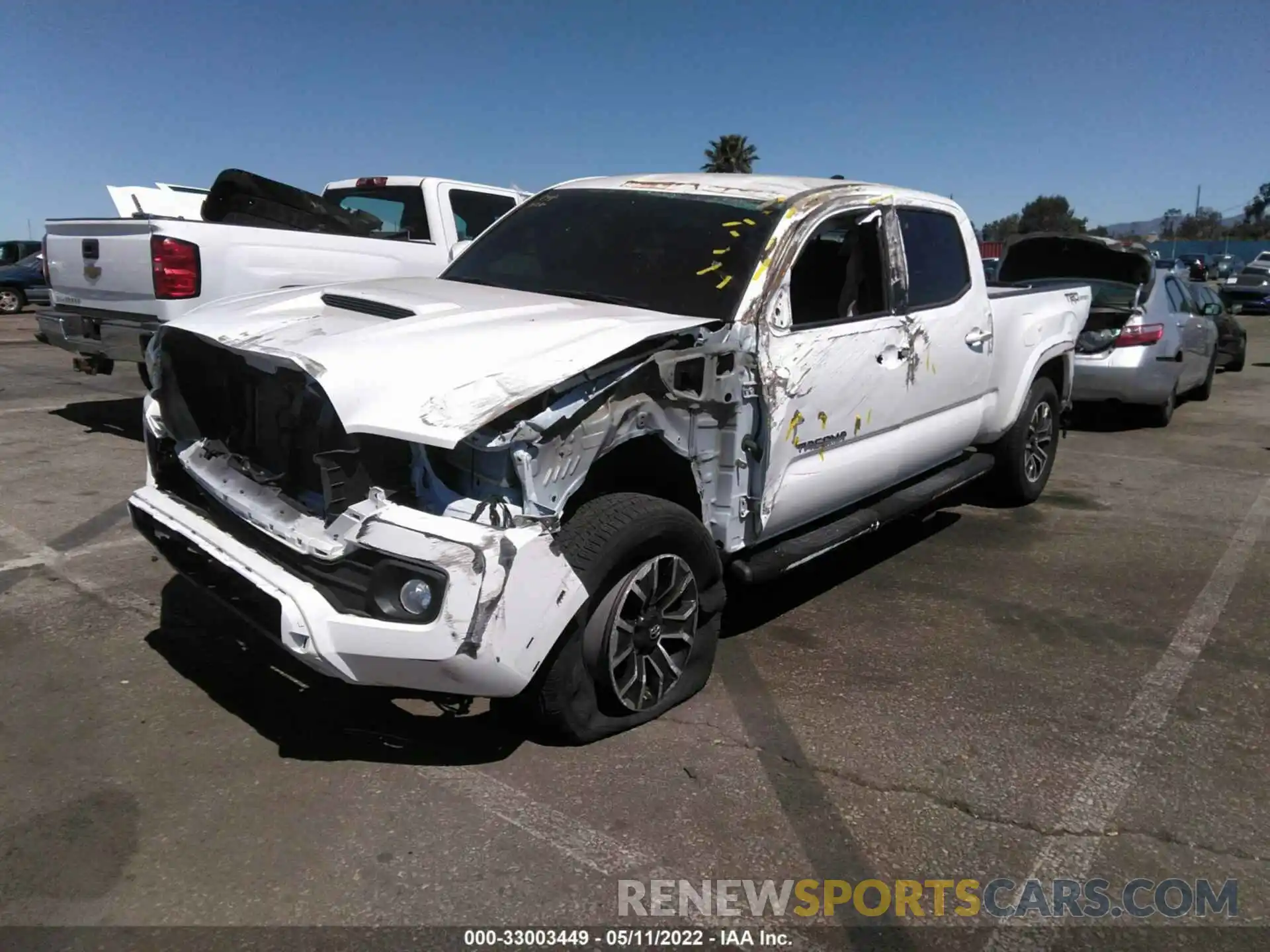 2 Photograph of a damaged car 3TMBZ5DN6MM030656 TOYOTA TACOMA 2WD 2021