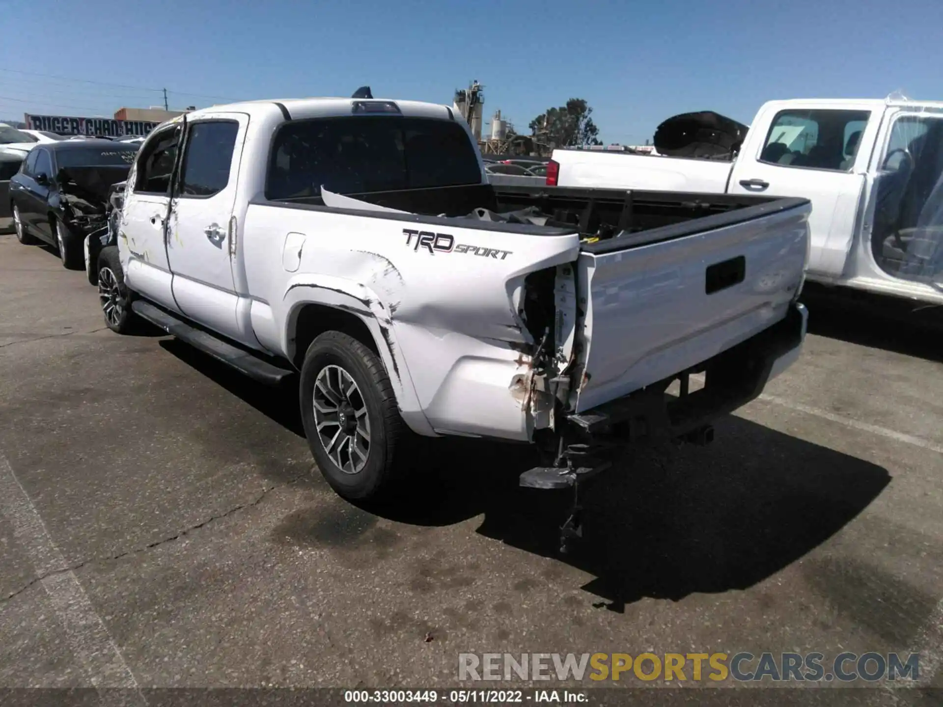 3 Photograph of a damaged car 3TMBZ5DN6MM030656 TOYOTA TACOMA 2WD 2021