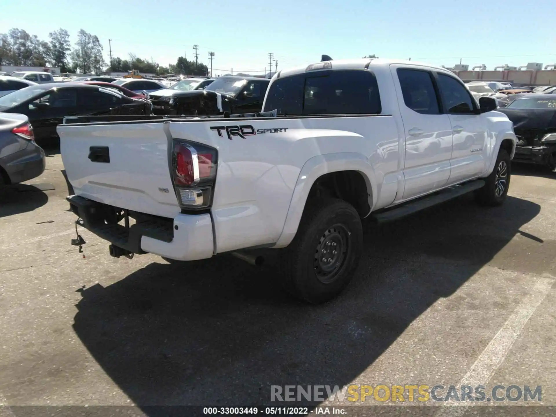 4 Photograph of a damaged car 3TMBZ5DN6MM030656 TOYOTA TACOMA 2WD 2021